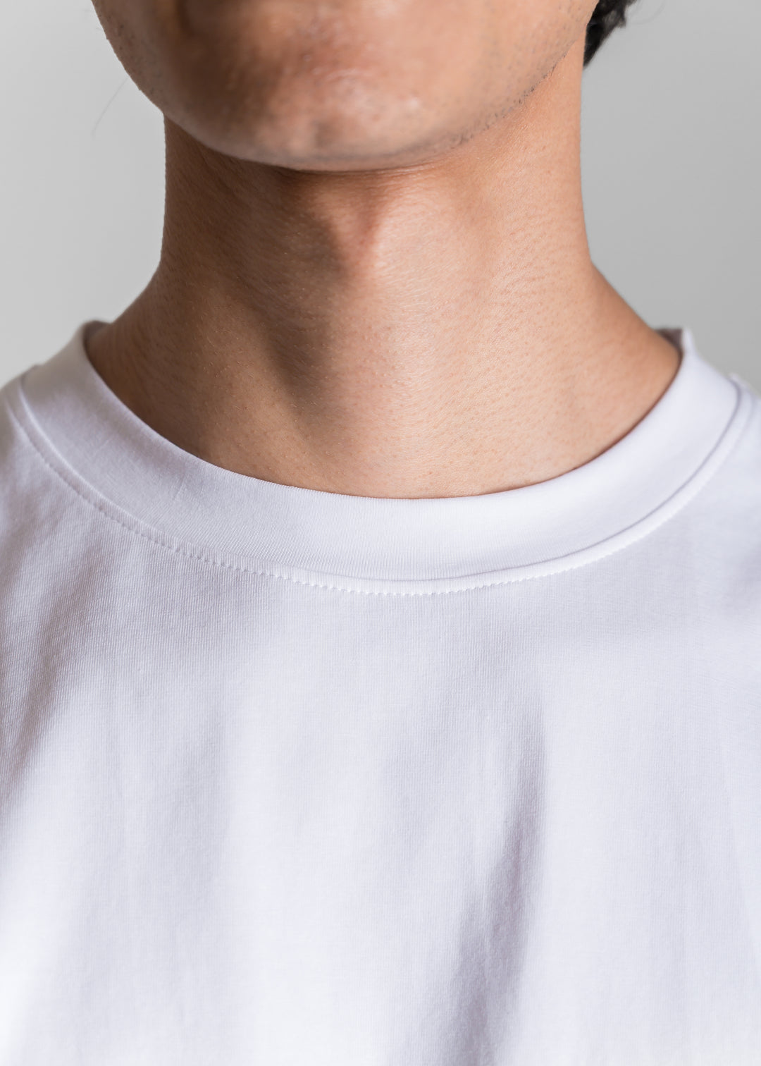 Stretch Box-Fit T-shirt — White