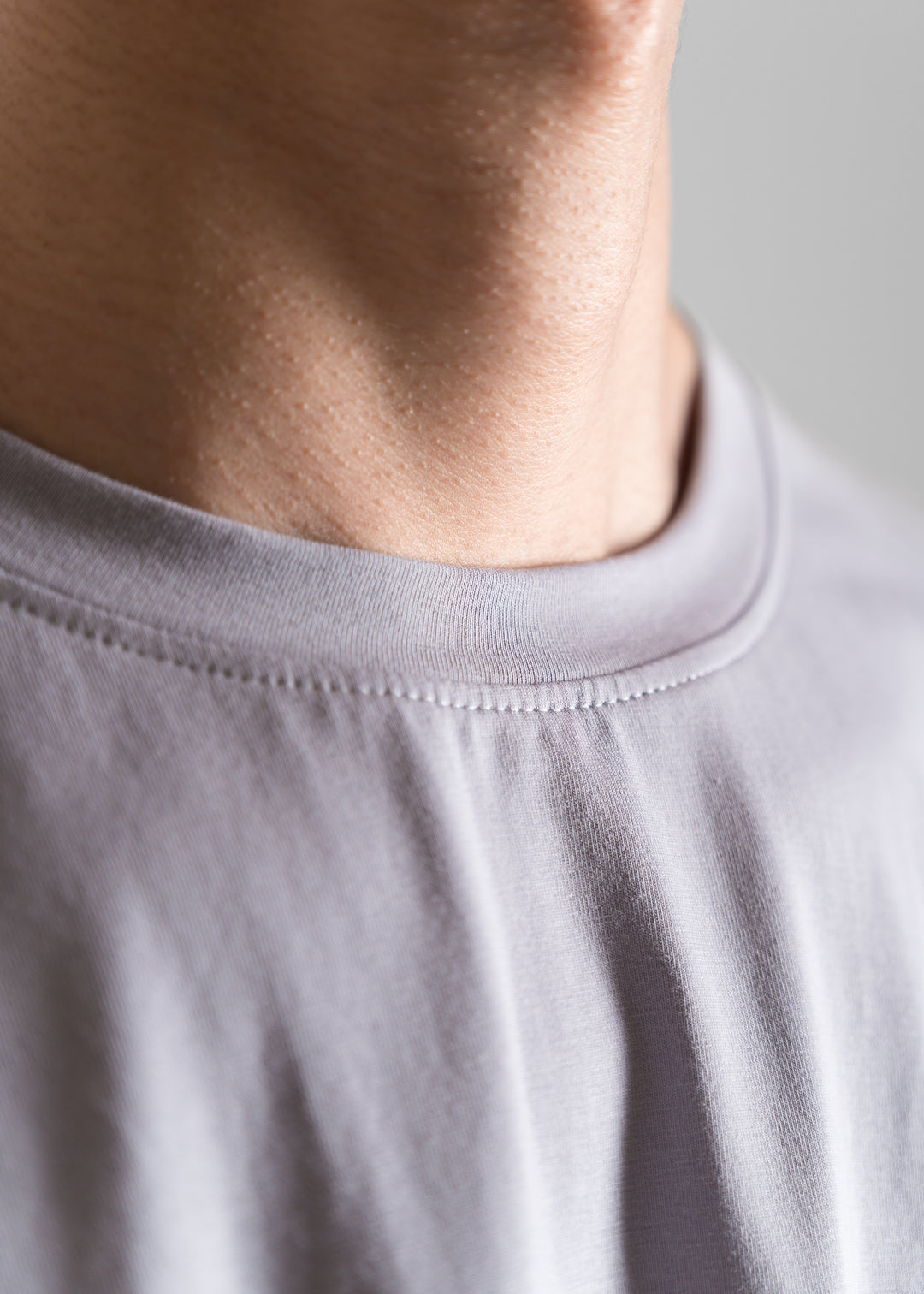 Stretch Box-Fit T-shirt — Steel Grey