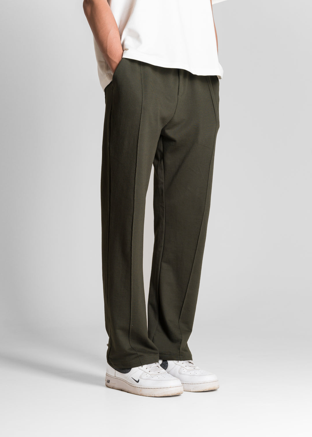 Lightweight Lounge Pants — Dark Olive