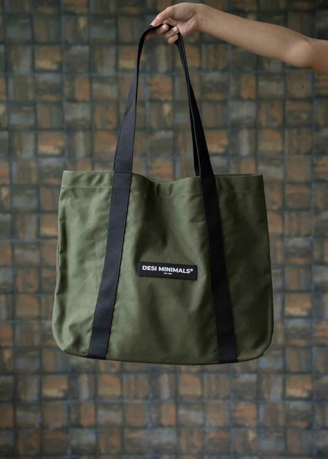 Heavy Duty Tote Bag — Moss