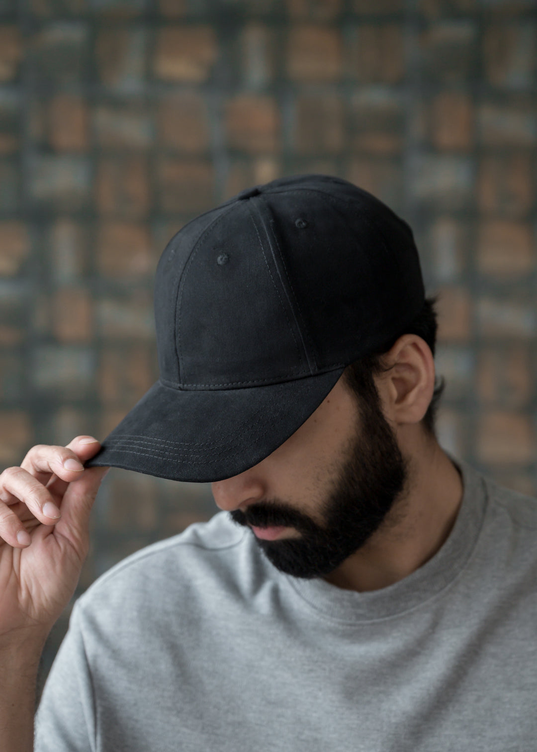 Twill Cap — Black