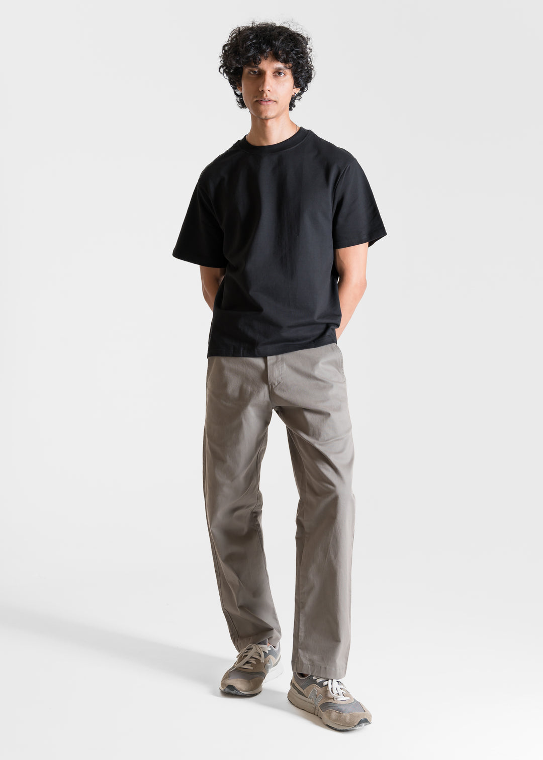 Heavy Box-Fit T-shirt — Black