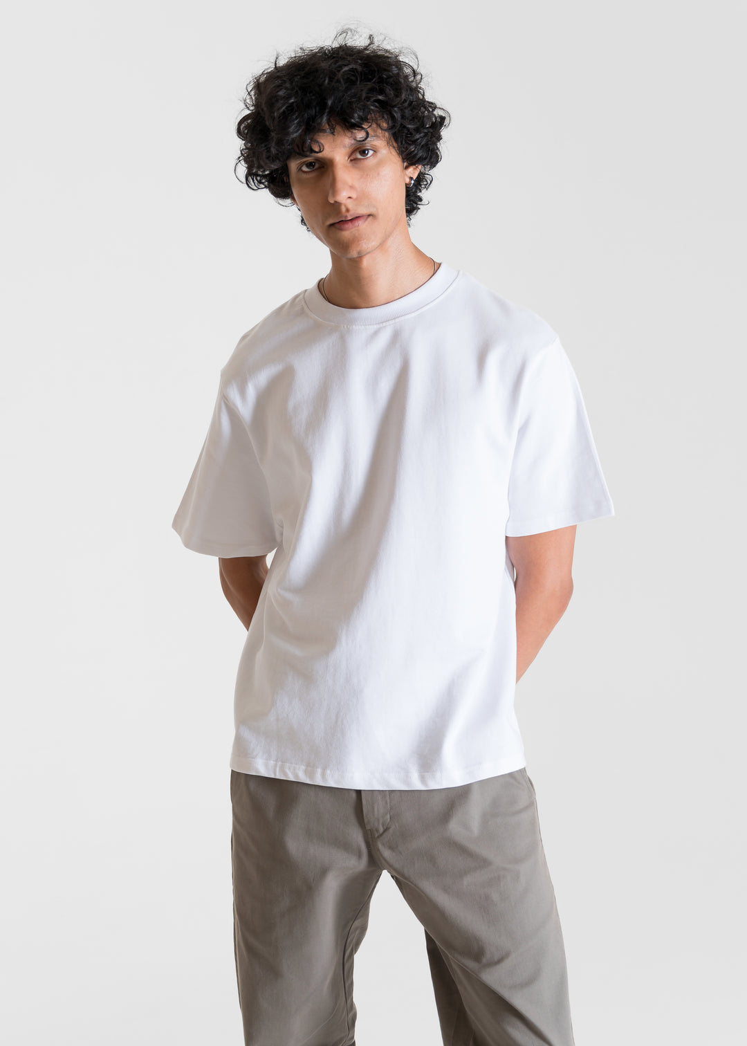 Heavy Box-Fit T-shirt — Off White