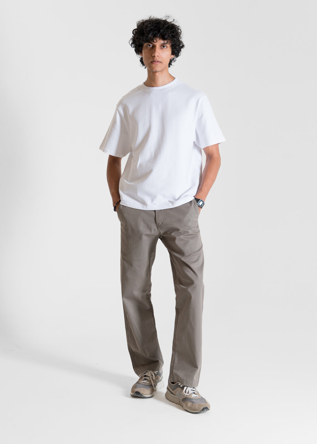 Heavy Box-Fit T-shirt — Off White