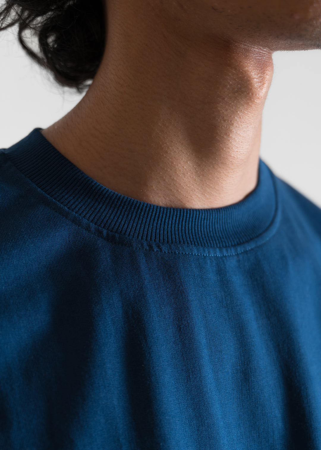 Heavy Box-Fit T-shirt — Dark Blue