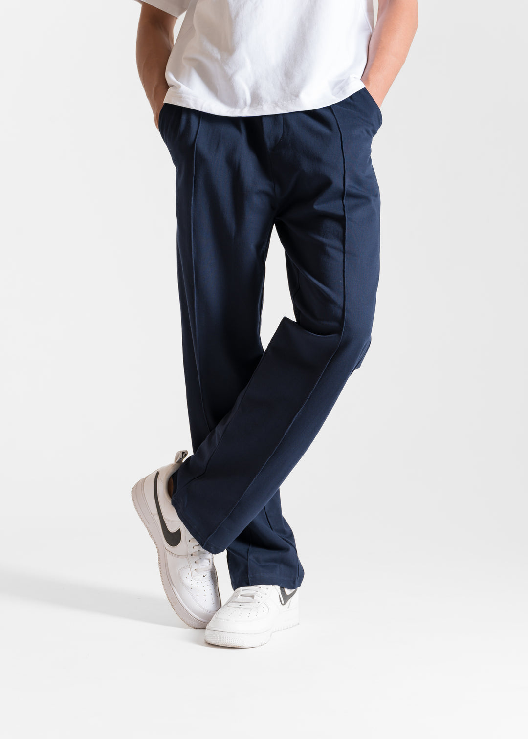 Lightweight Lounge Pants — Navy Blue