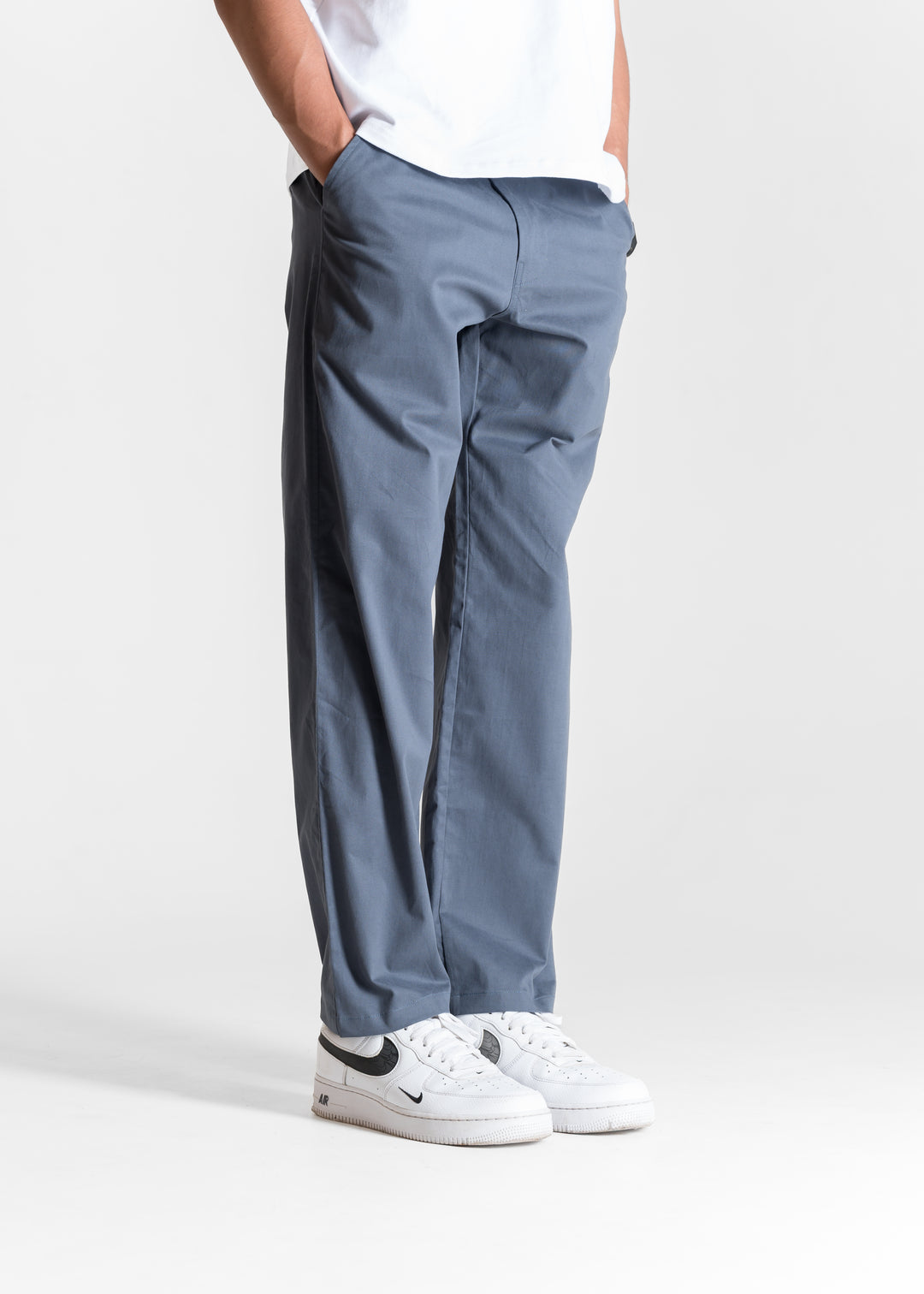 Classic Relaxed Chinos — Dark Grey