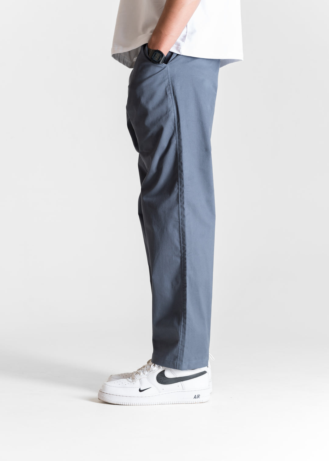 Classic Relaxed Chinos — Dark Grey