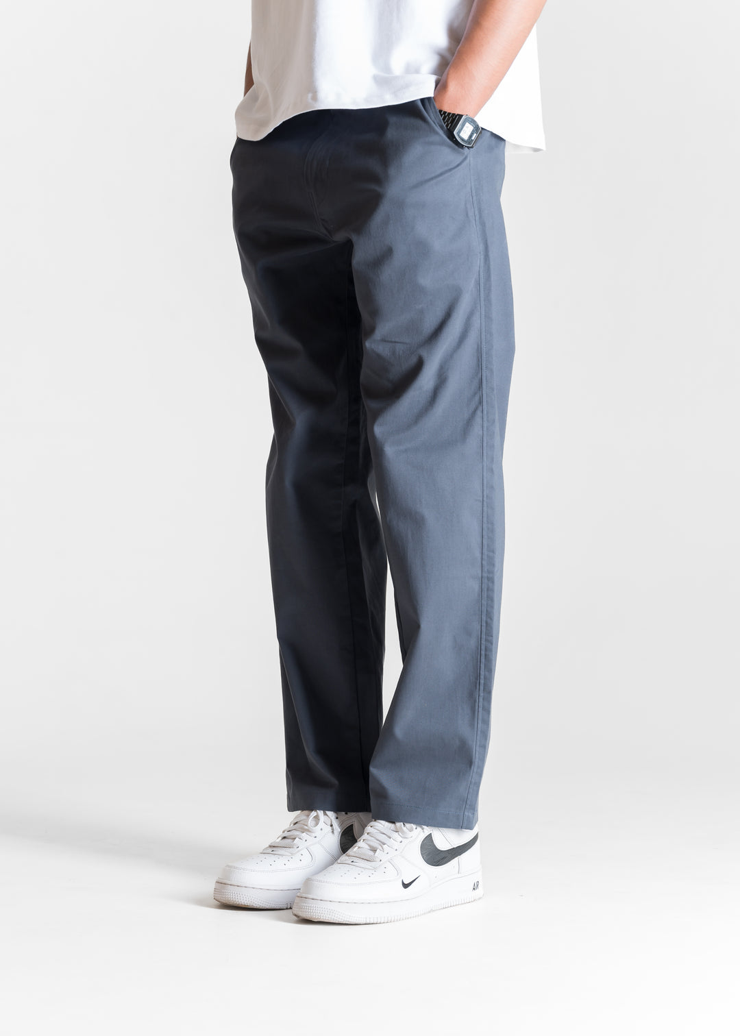 Classic Relaxed Chinos — Dark Grey