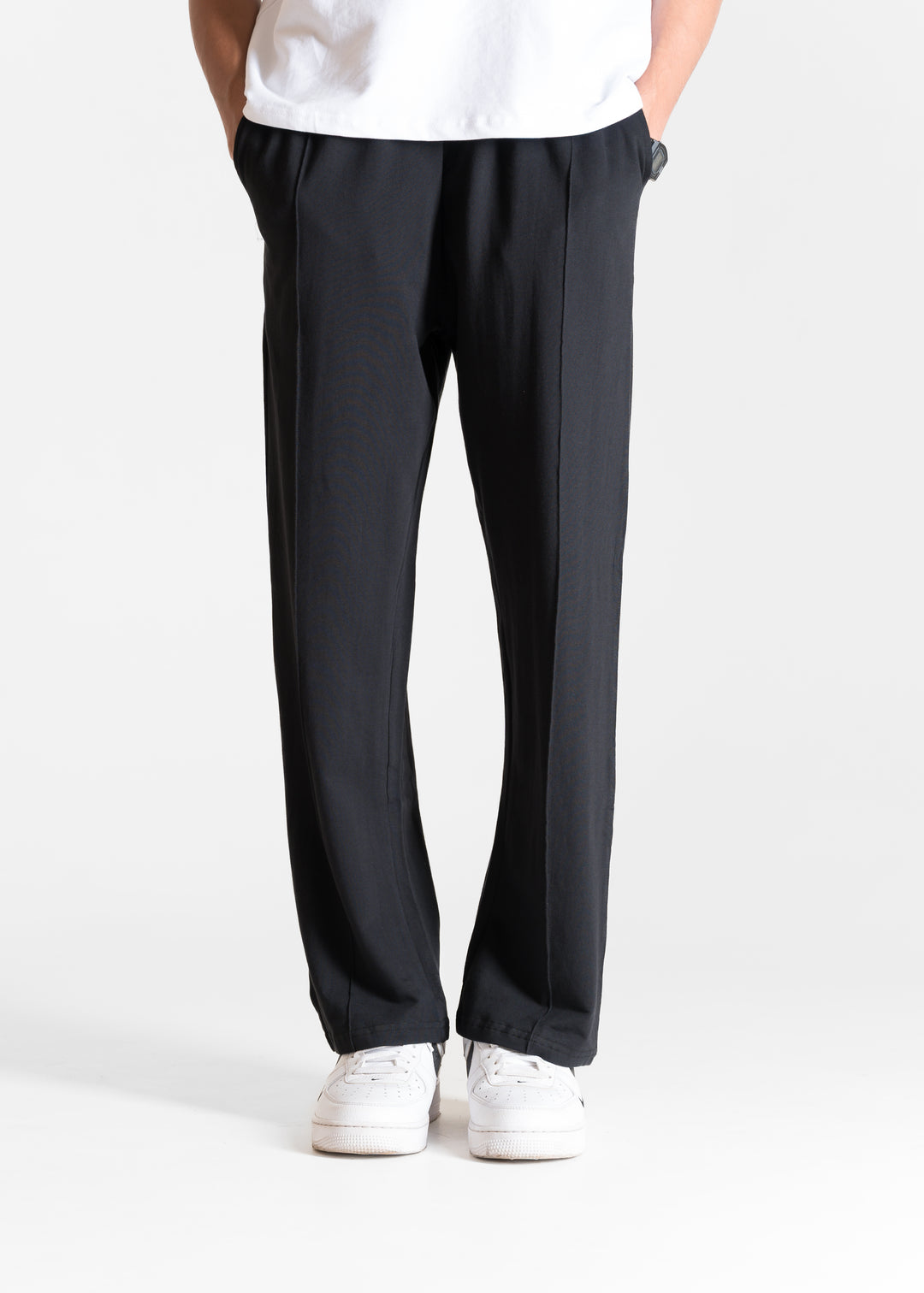 Lightweight Lounge Pants — Black