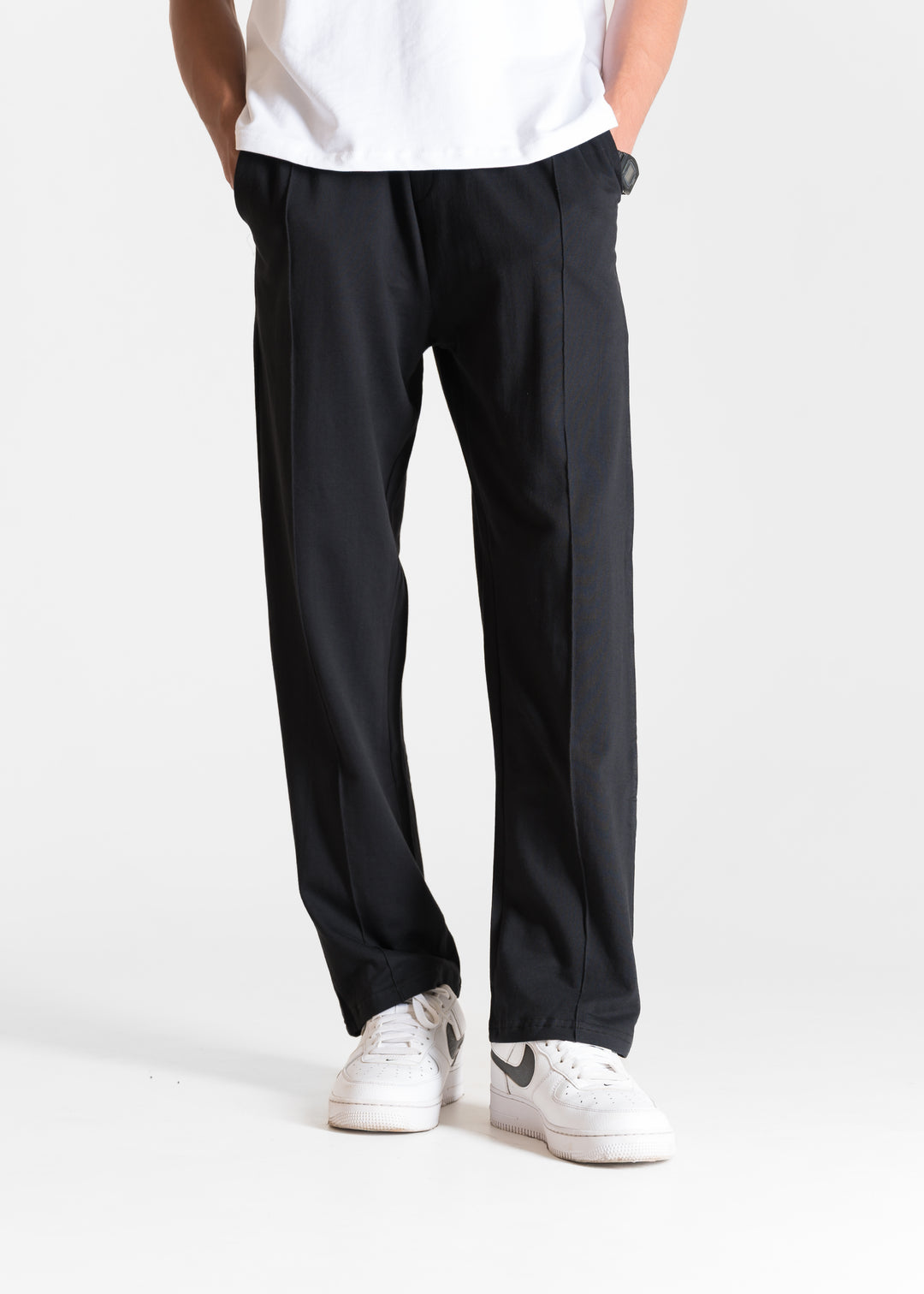 Lightweight Lounge Pants — Black
