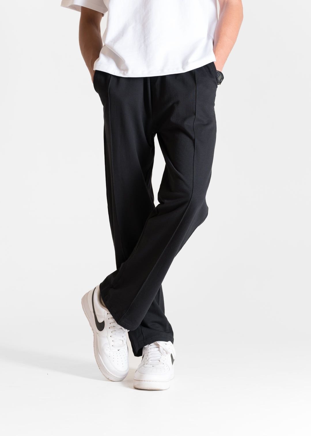 Lightweight Lounge Pants — Black