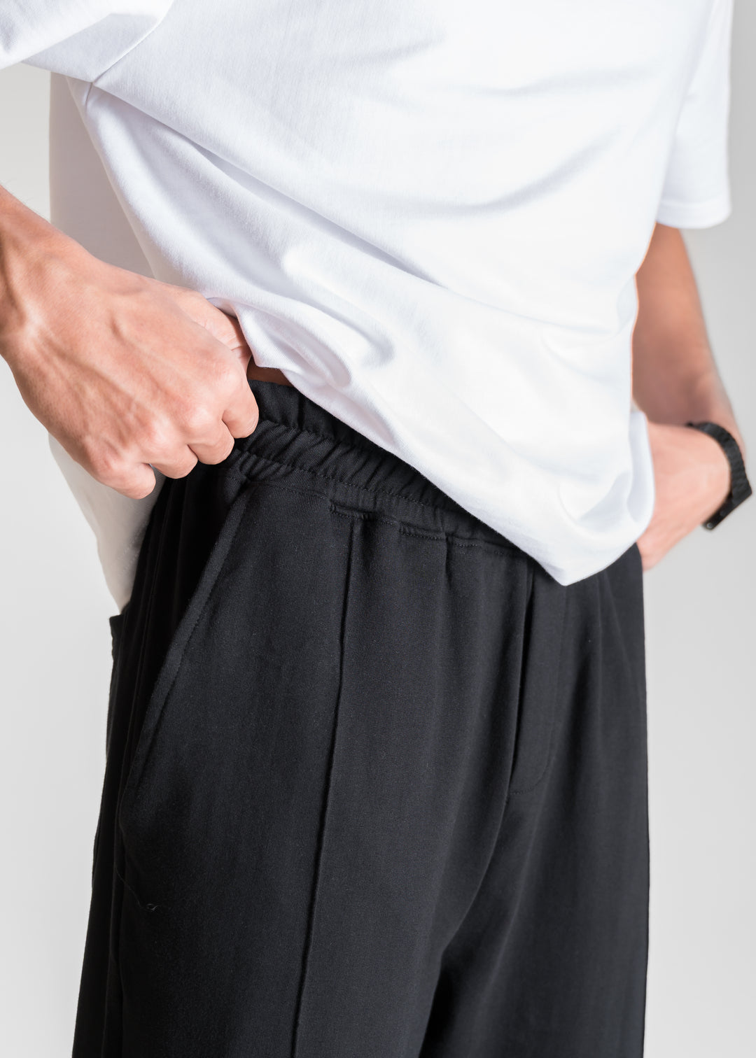 Lightweight Lounge Pants — Black