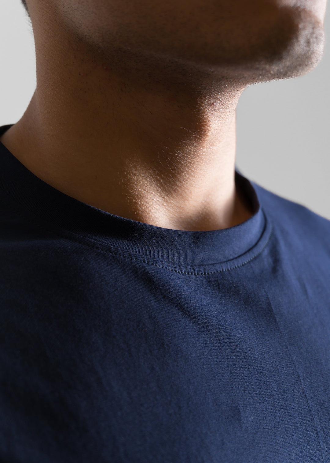 Stretch Slim Core T-shirt — Navy Blue