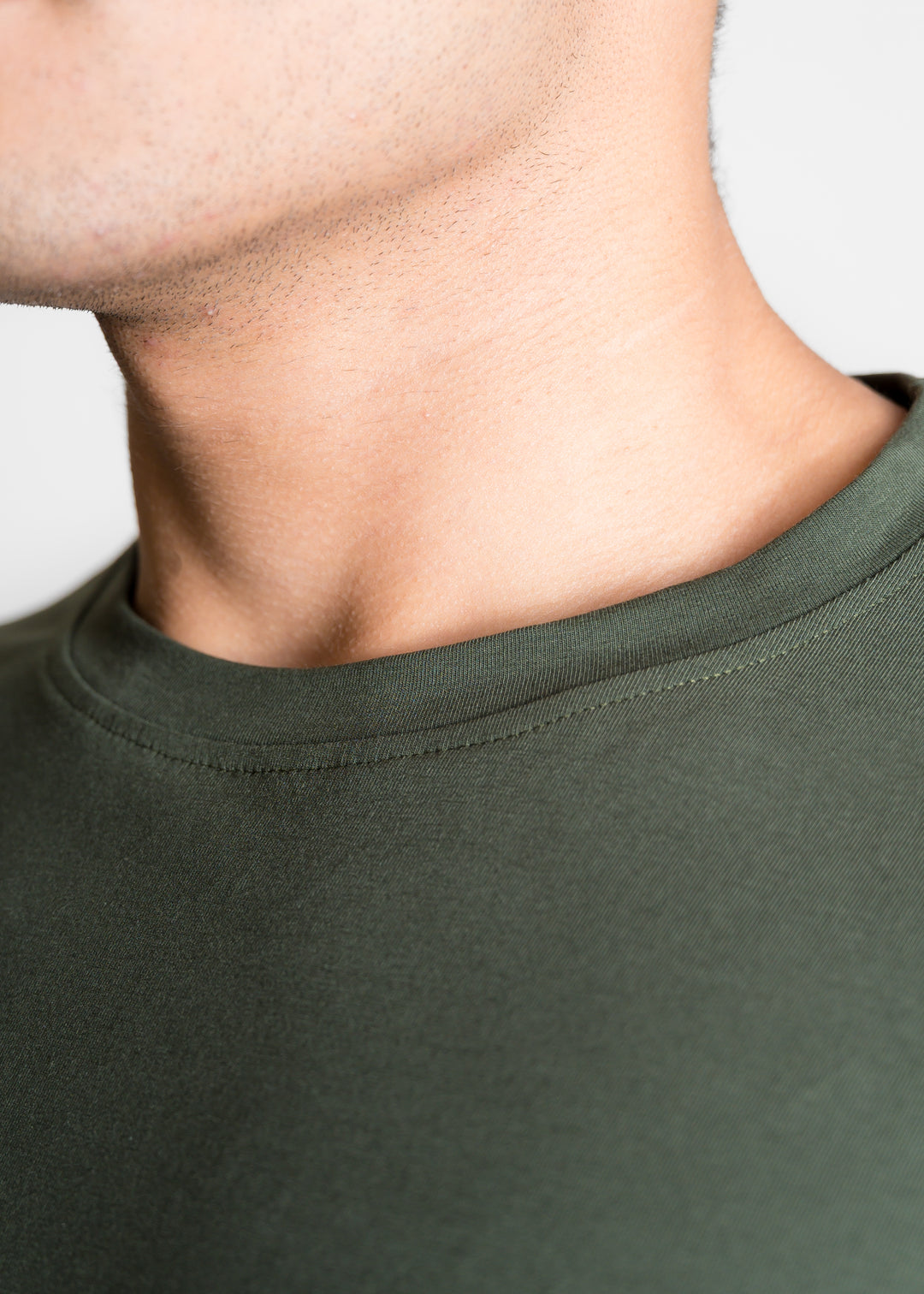 Stretch Slim Core T-shirt — Dark Olive