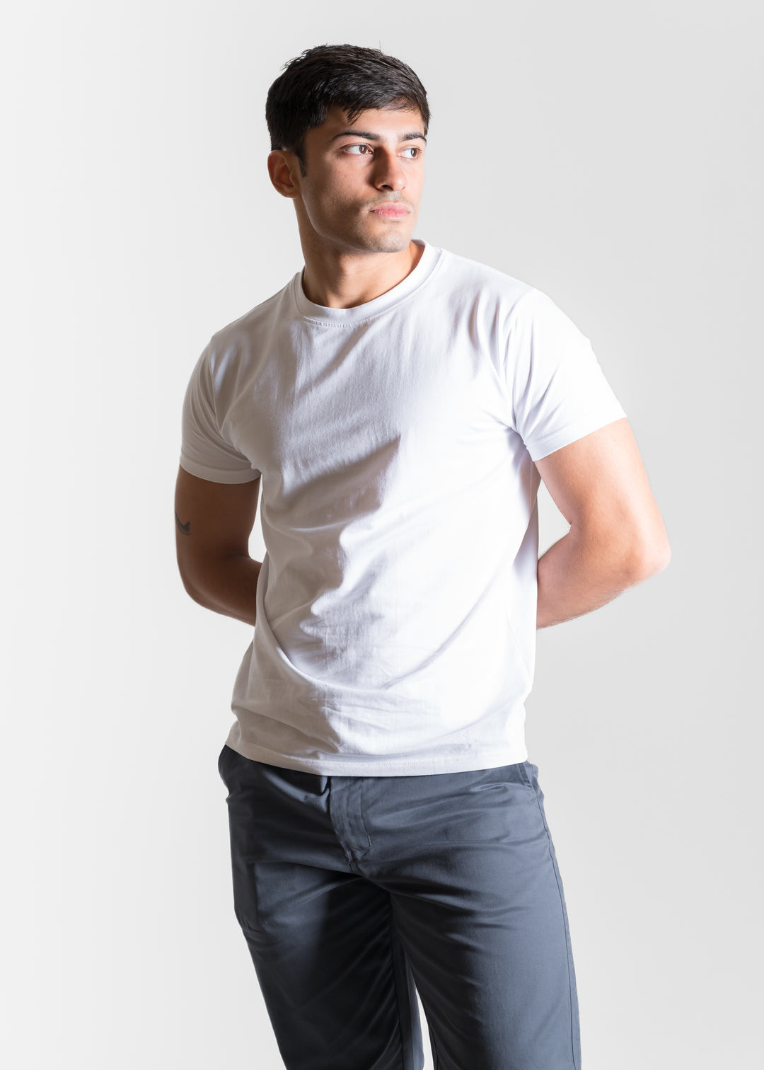 Stretch Slim Core T-shirt — White
