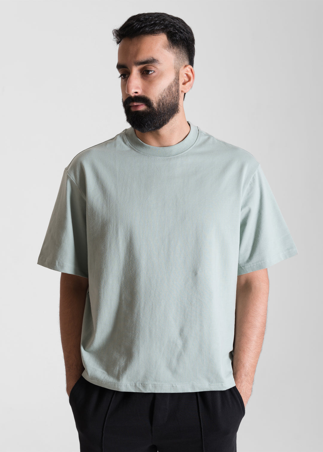 Mint — Box Fit (Cropped) T-Shirt