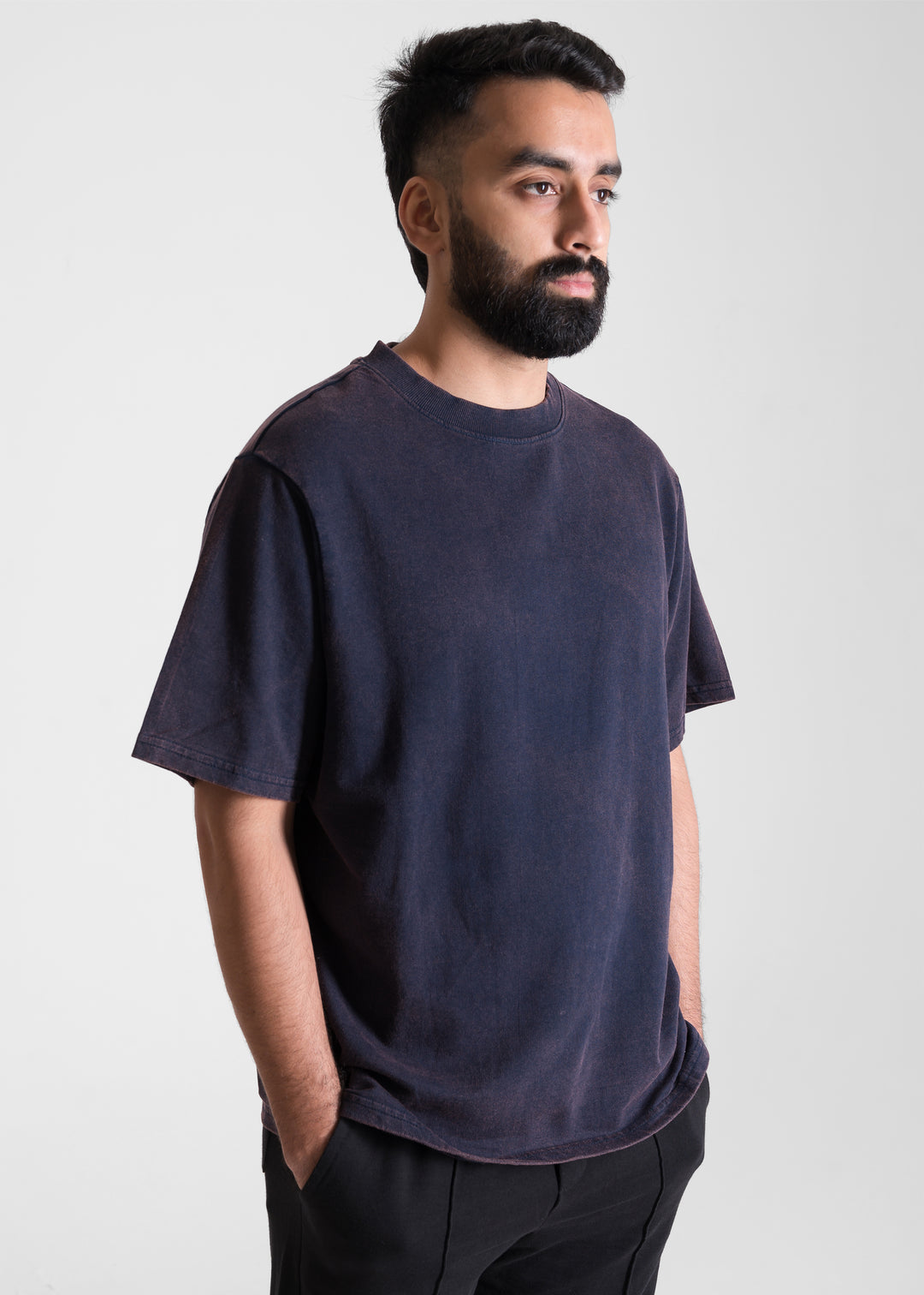 Midnight — Stone Wash Heavy Weight Oversized T-Shirt