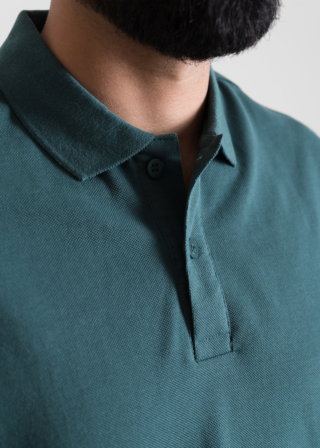 Vintage Green — Cropped (Box Fit) Polo