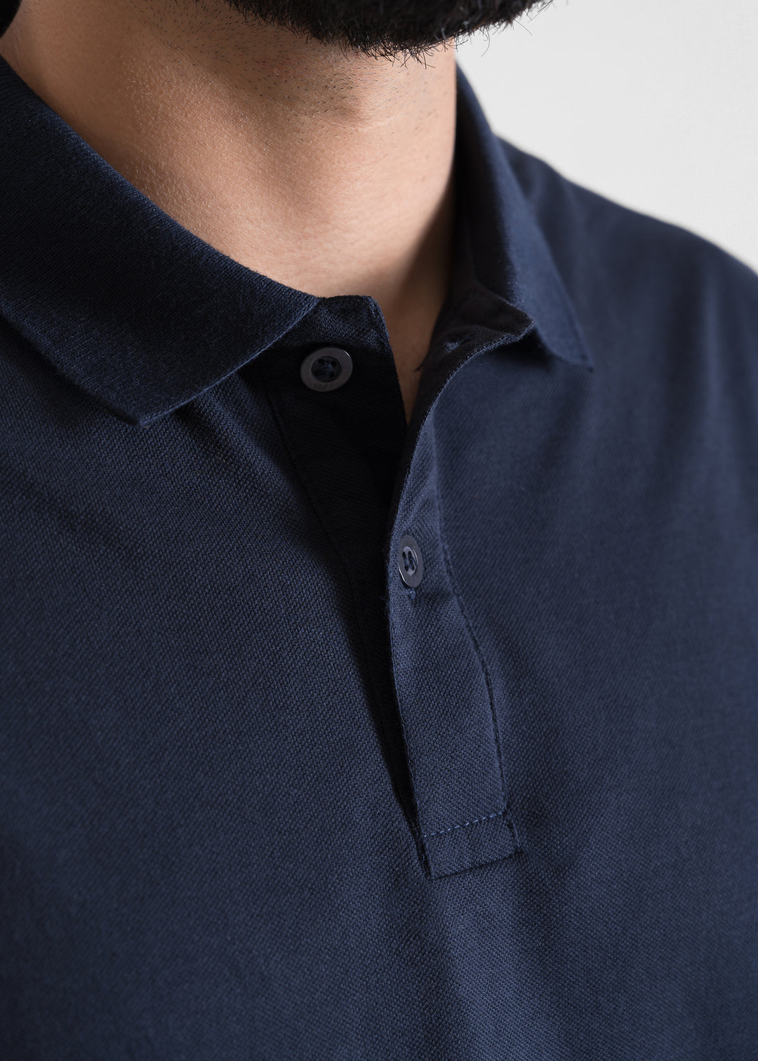 Dark Navy — Cropped (Box Fit) Polo