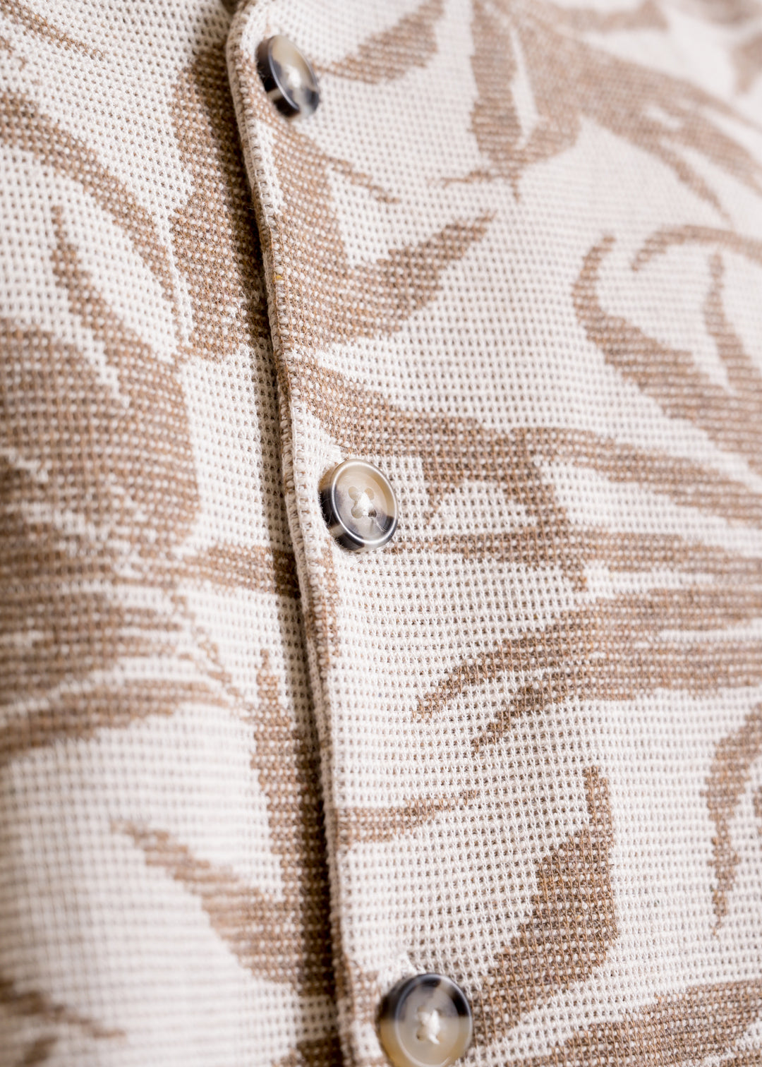 Beige — Textured Island Shirt