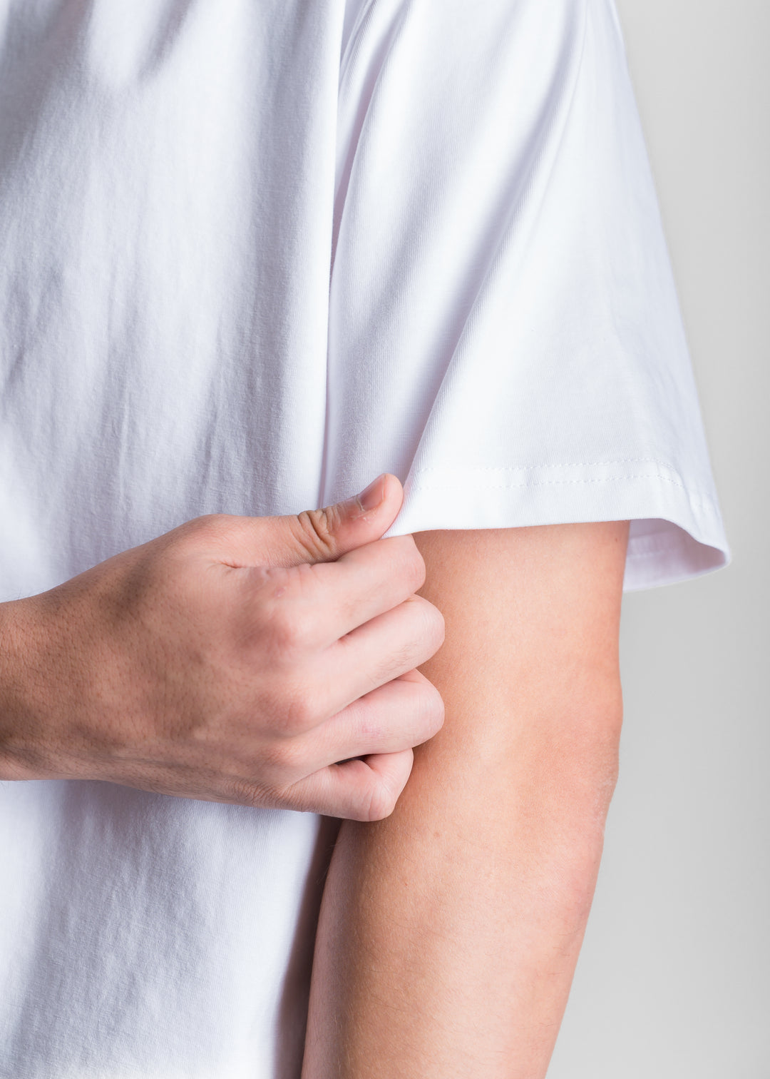 Stretch Box-Fit T-shirt — White