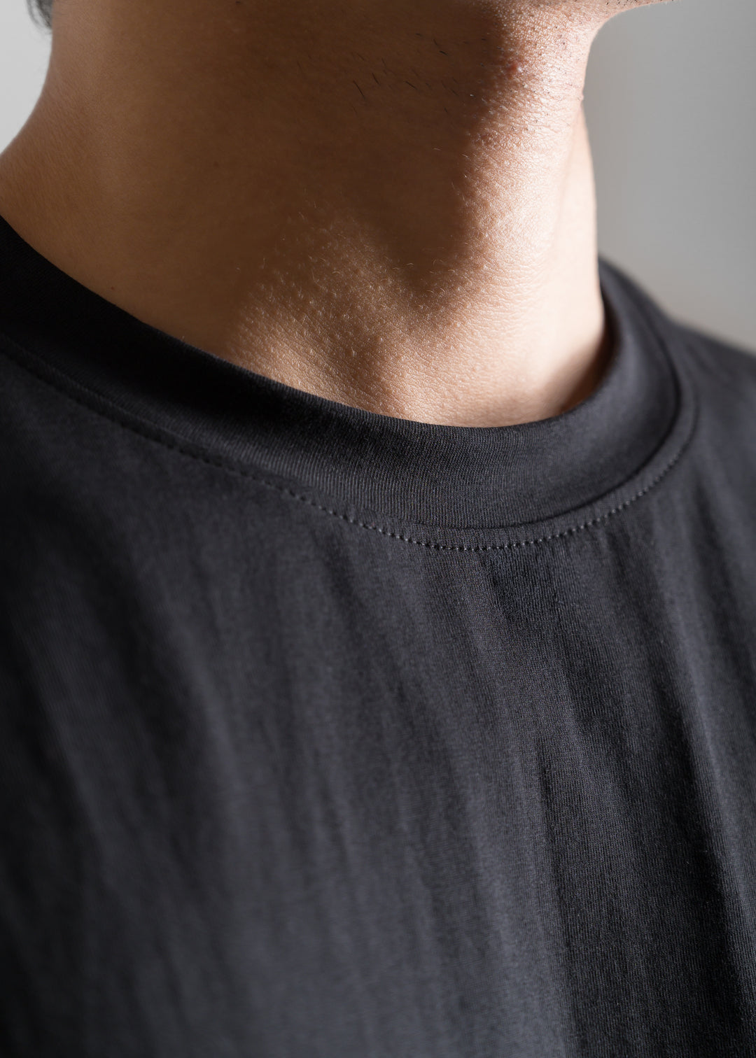 Stretch Box-Fit T-shirt — Black