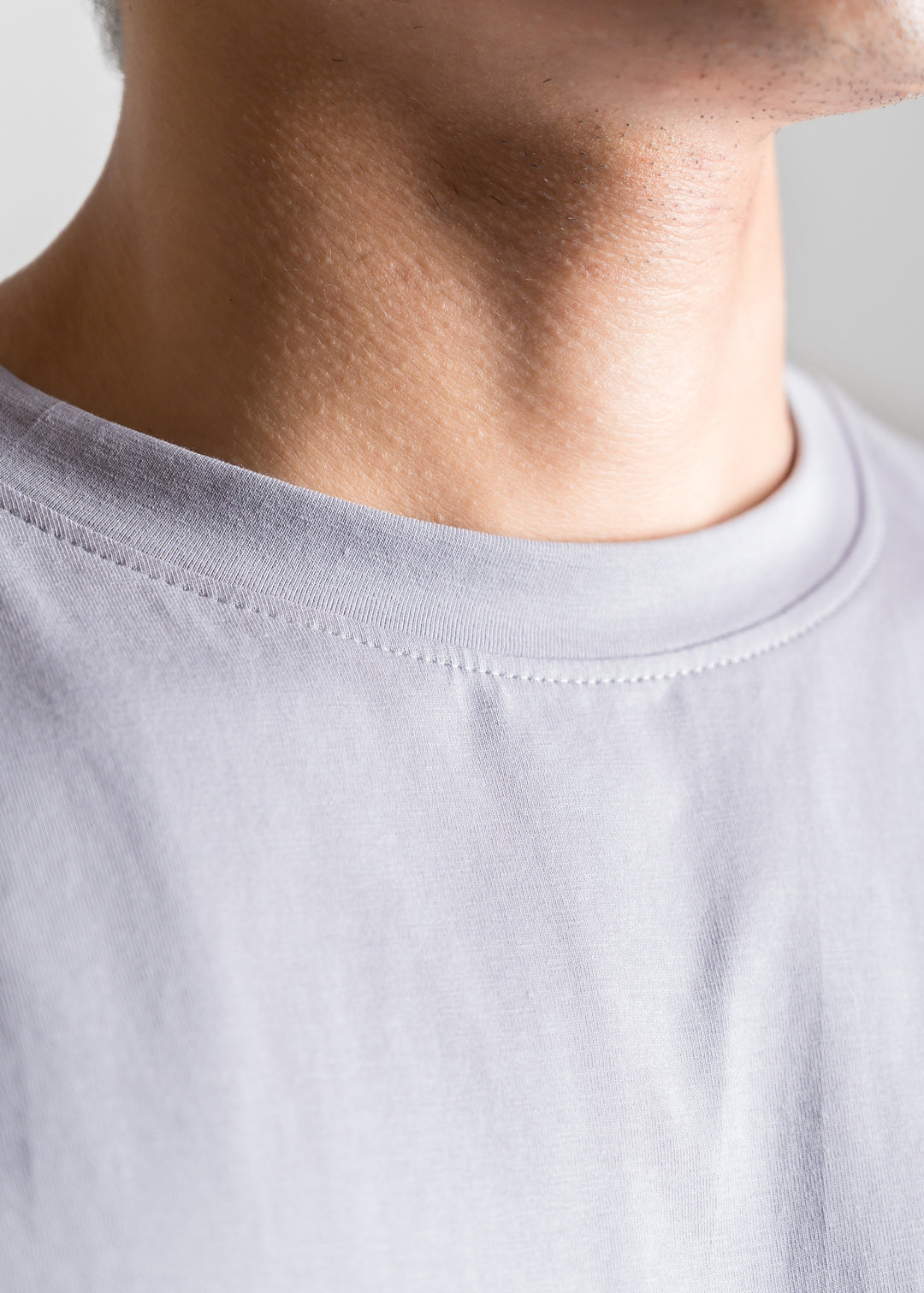 Stretch Box-Fit T-shirt — Steel Grey