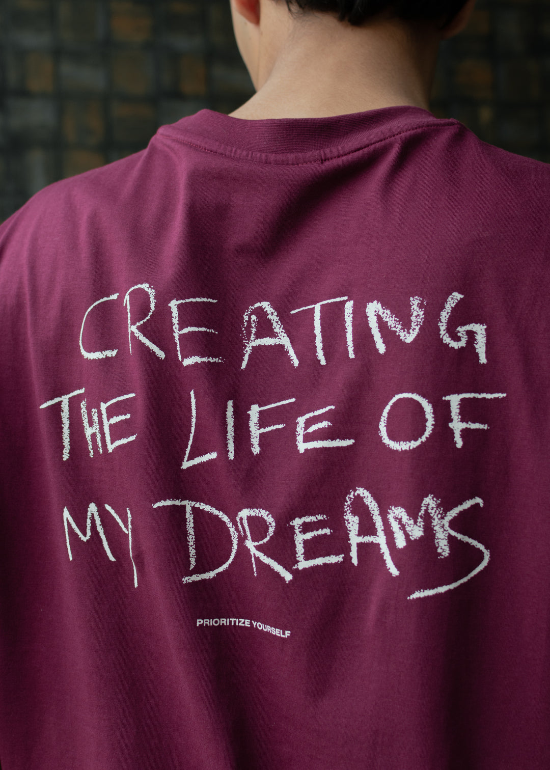 Creating The Life — Wine T-Shirt