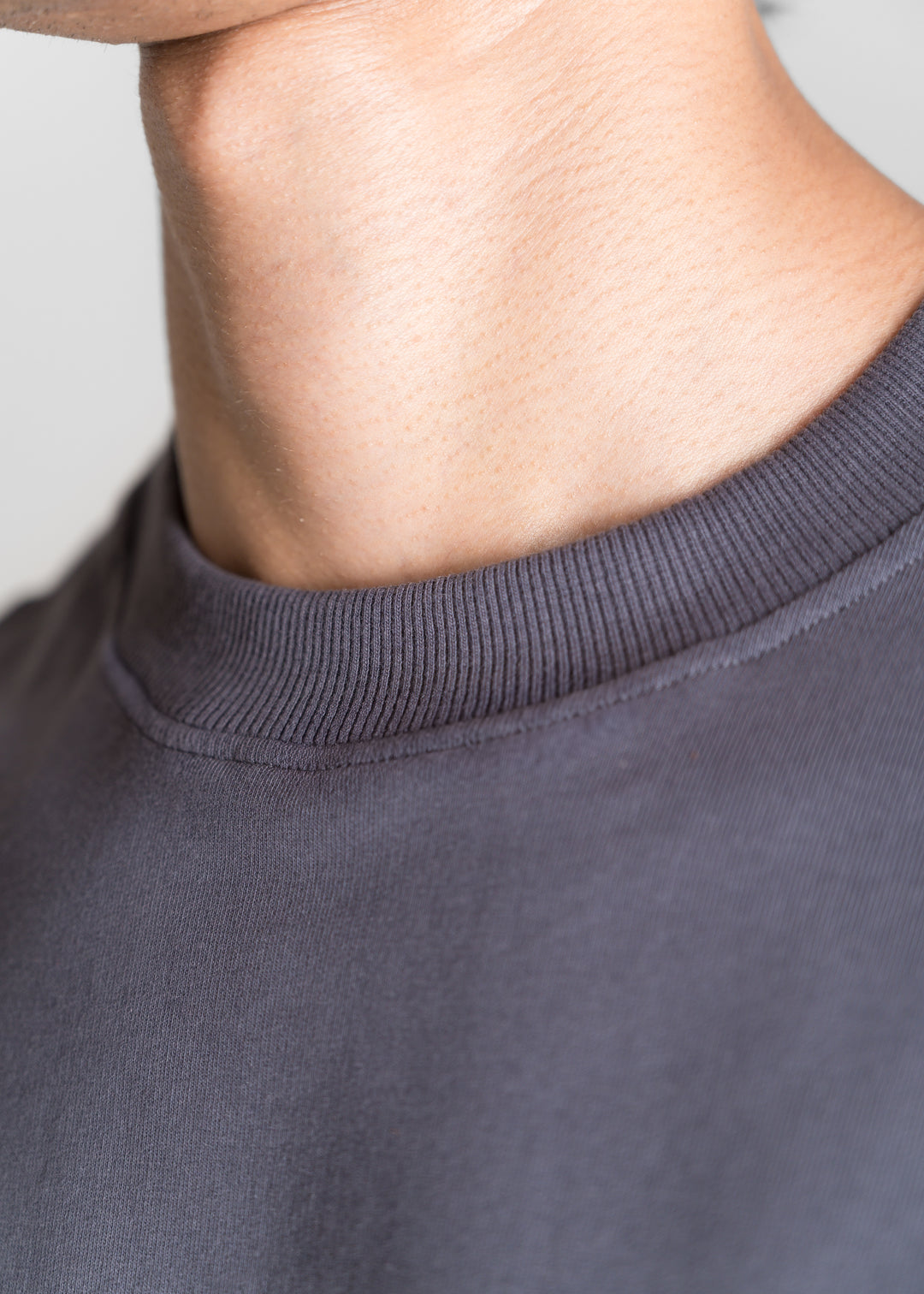 Heavy Box-Fit T-shirt — Dark Grey