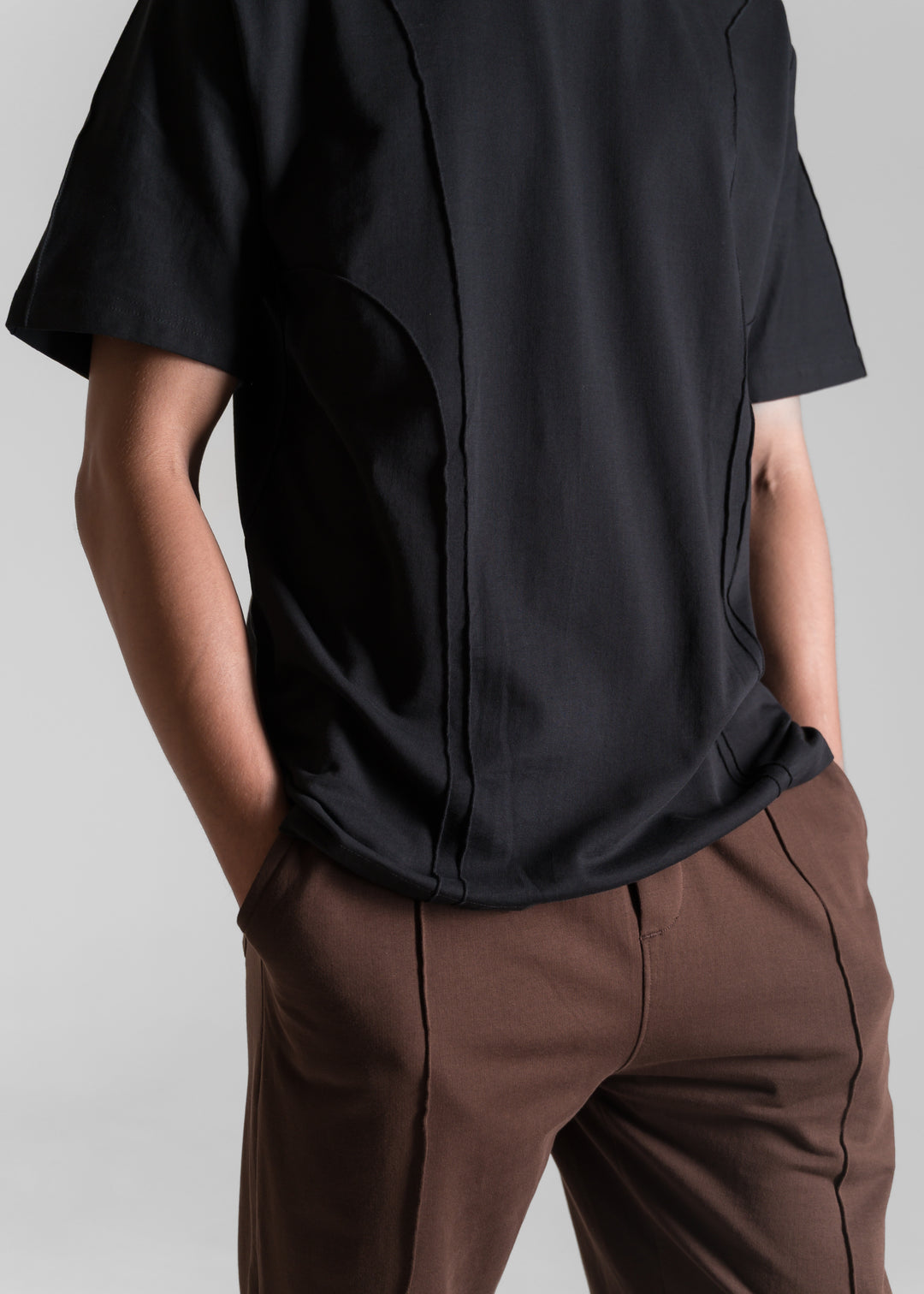 Heavy Relaxed Ridge T-shirt — Black