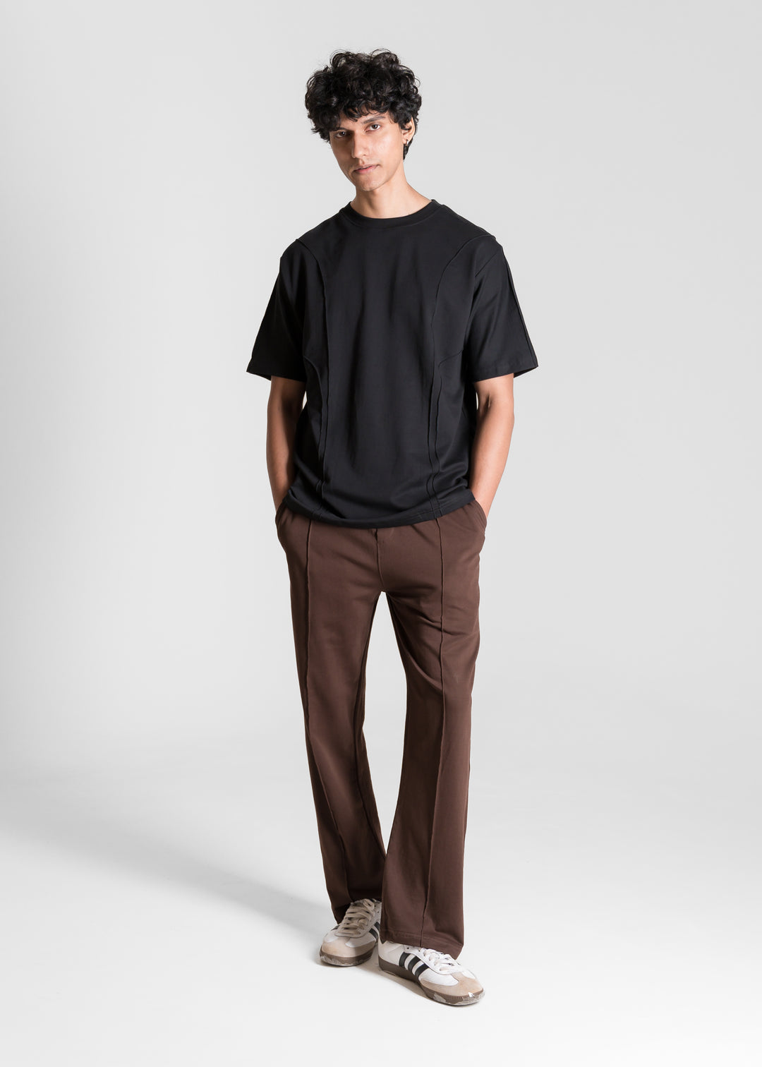 Heavy Relaxed Ridge T-shirt — Black