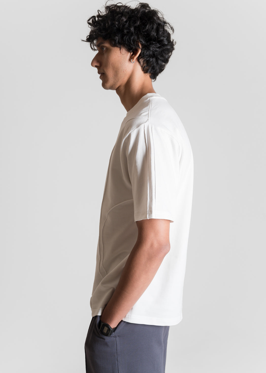 Heavy Relaxed Ridge T-shirt — Off White