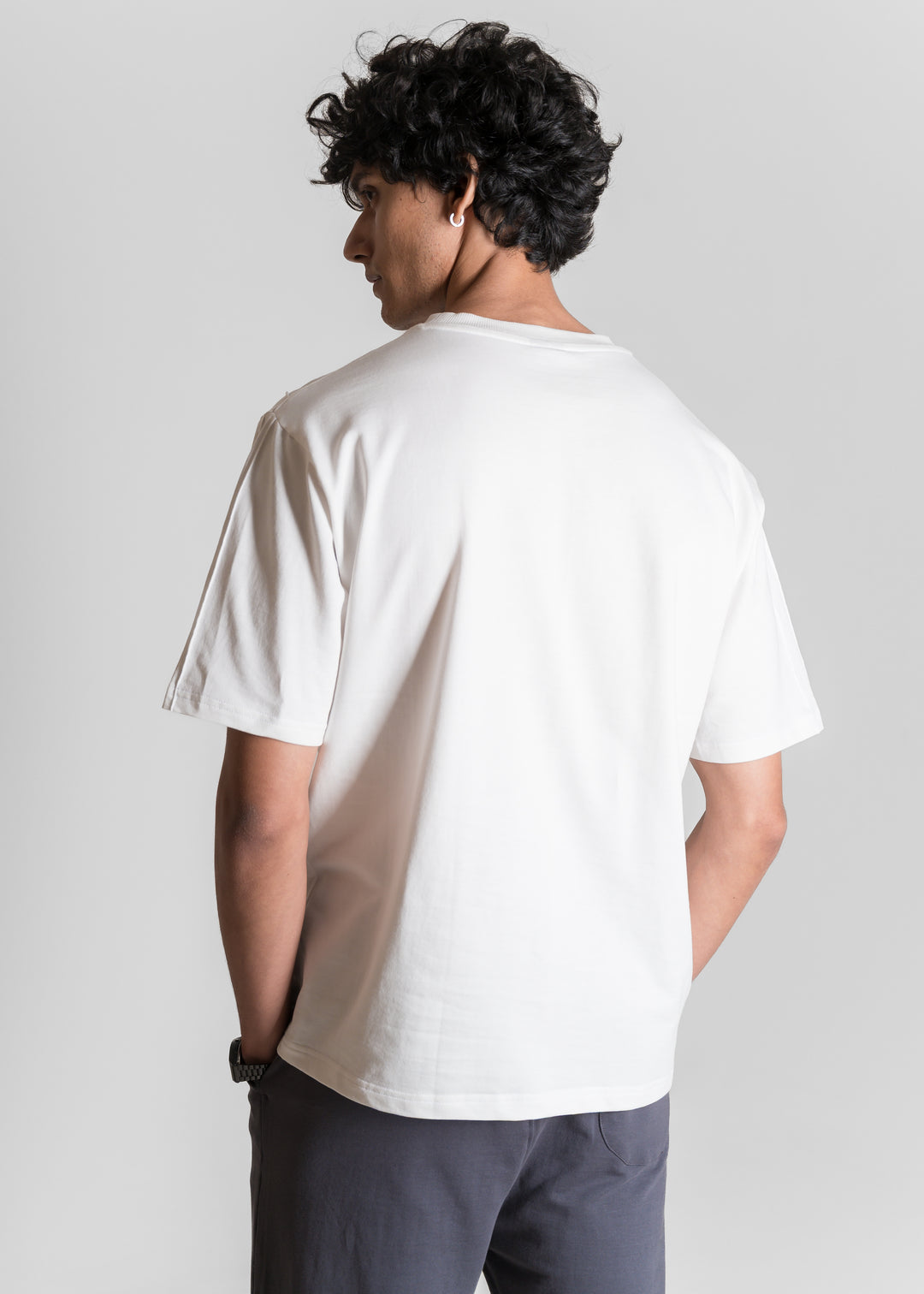 Heavy Relaxed Ridge T-shirt — Off White