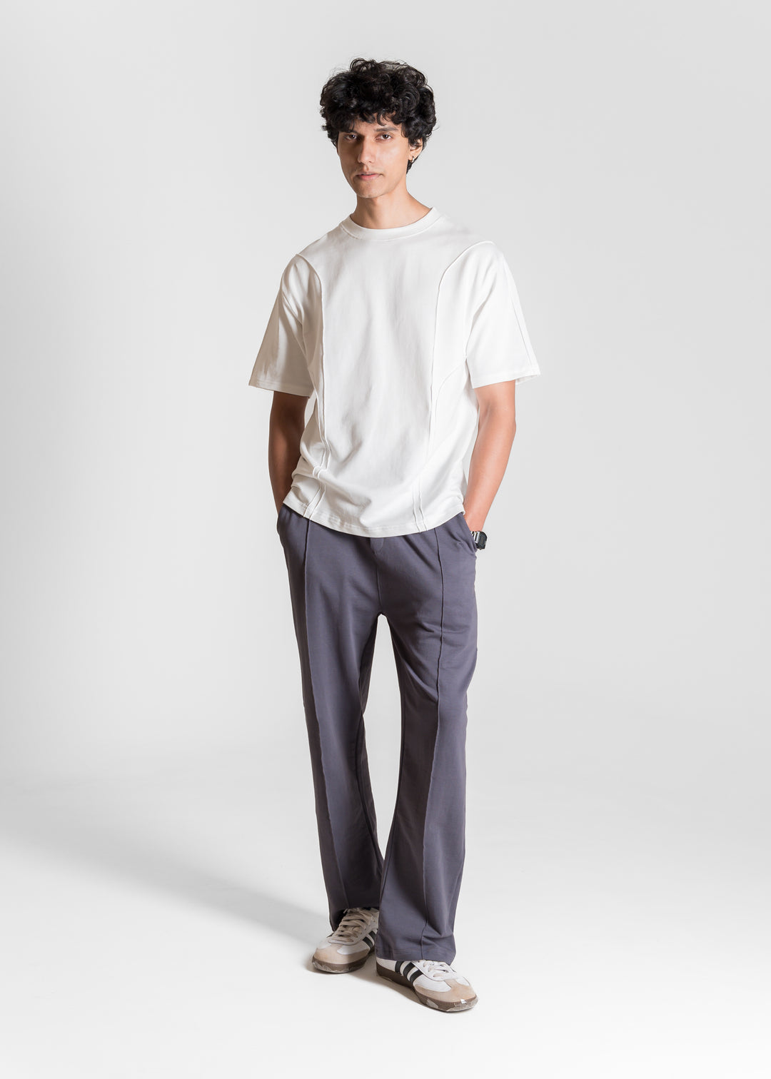 Heavy Relaxed Ridge T-shirt — Off White