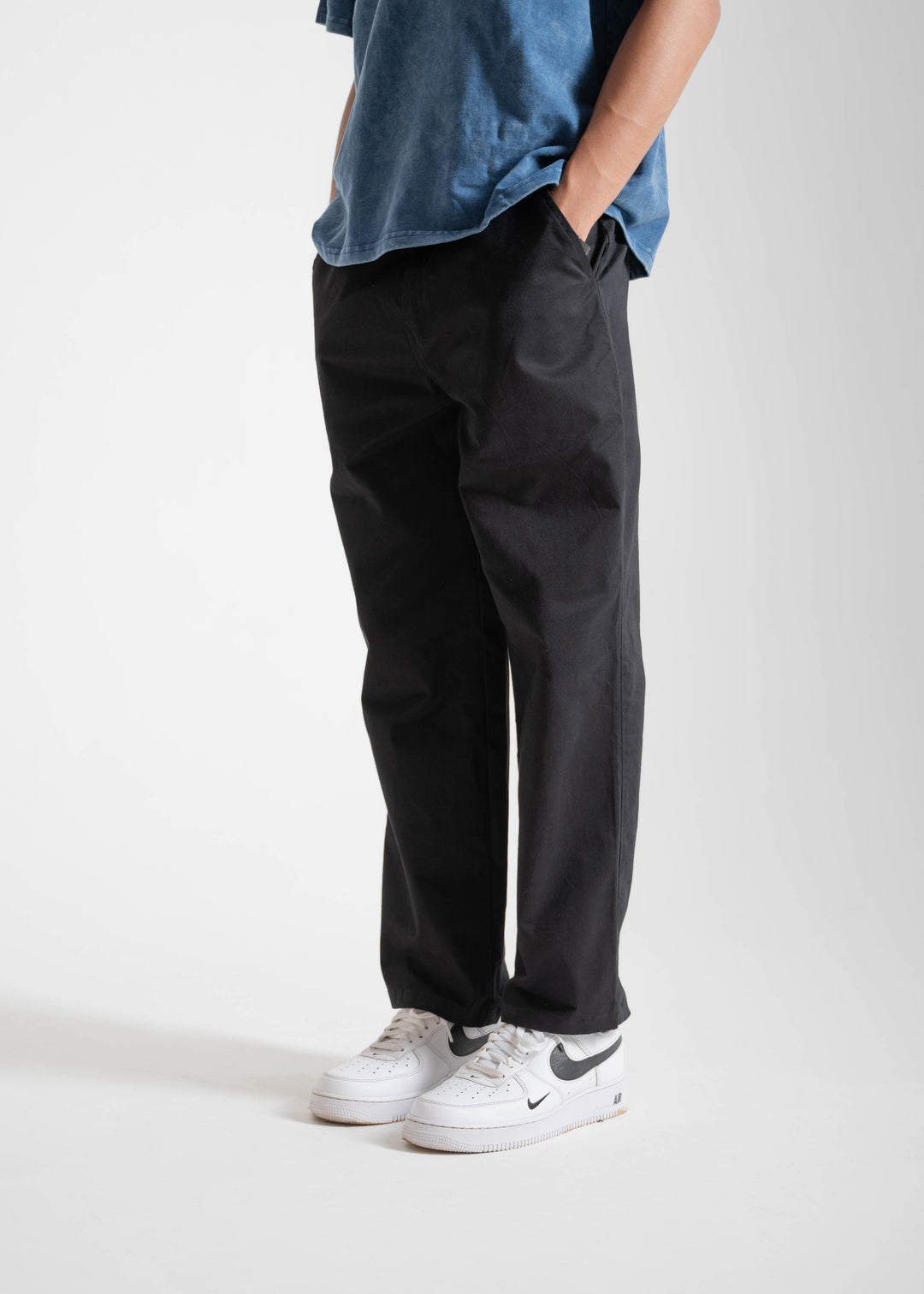 Black — Relaxed Chinos