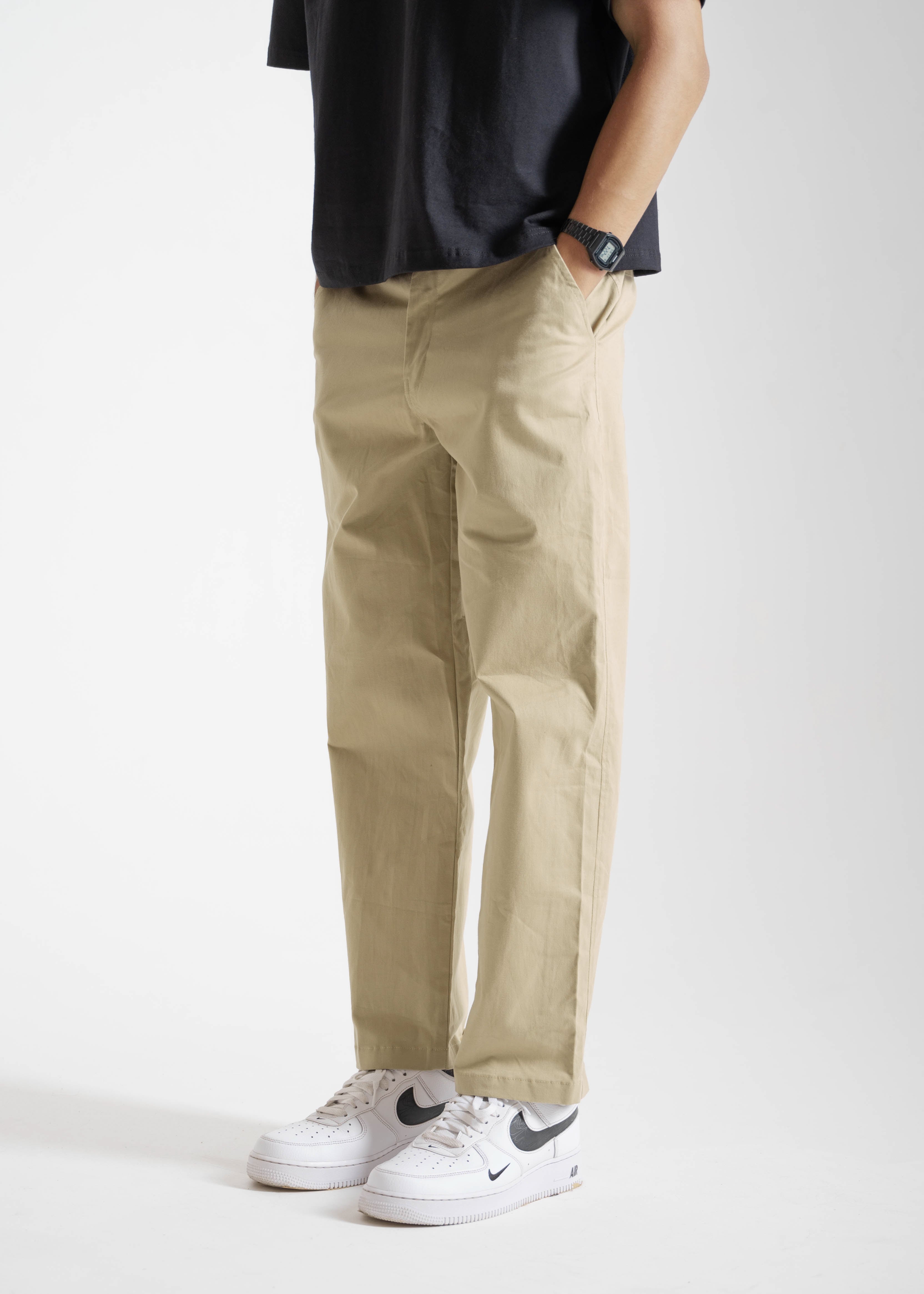 パンツ YAECA (MEN)/WIDE TAPERED - CHINO / KHAKI WIDE TAPERED - CHINO / KHAKI | YAECA (MEN)(ヤエカ) | BOTTOMS