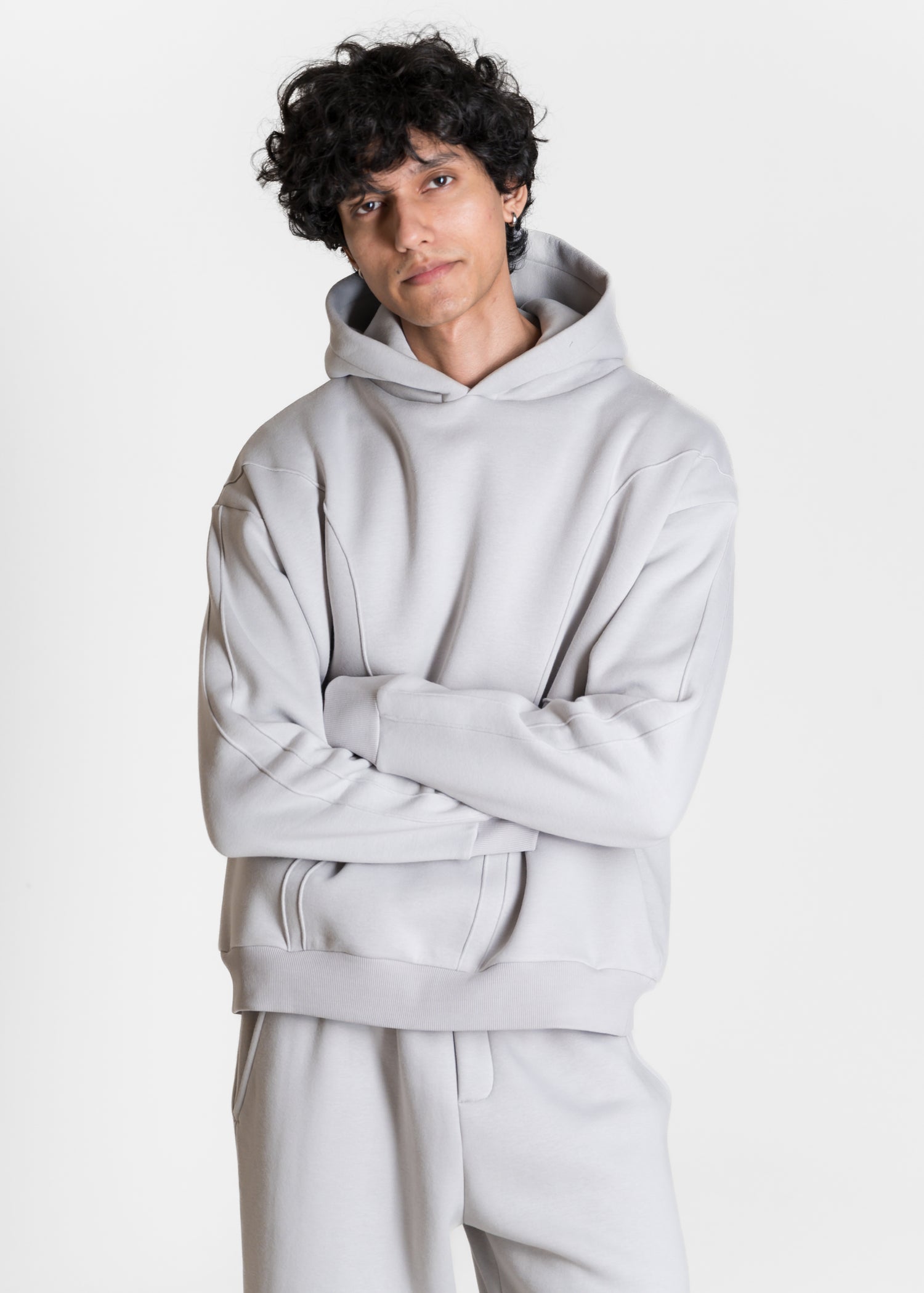 Live-In Hoodie — Light Grey