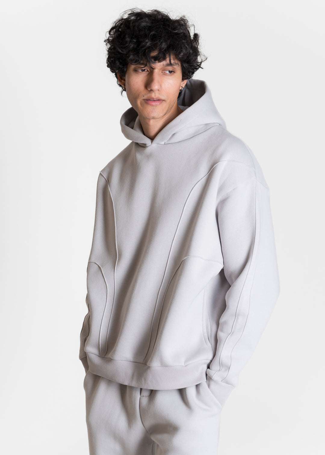 Live-In Hoodie — Light Grey