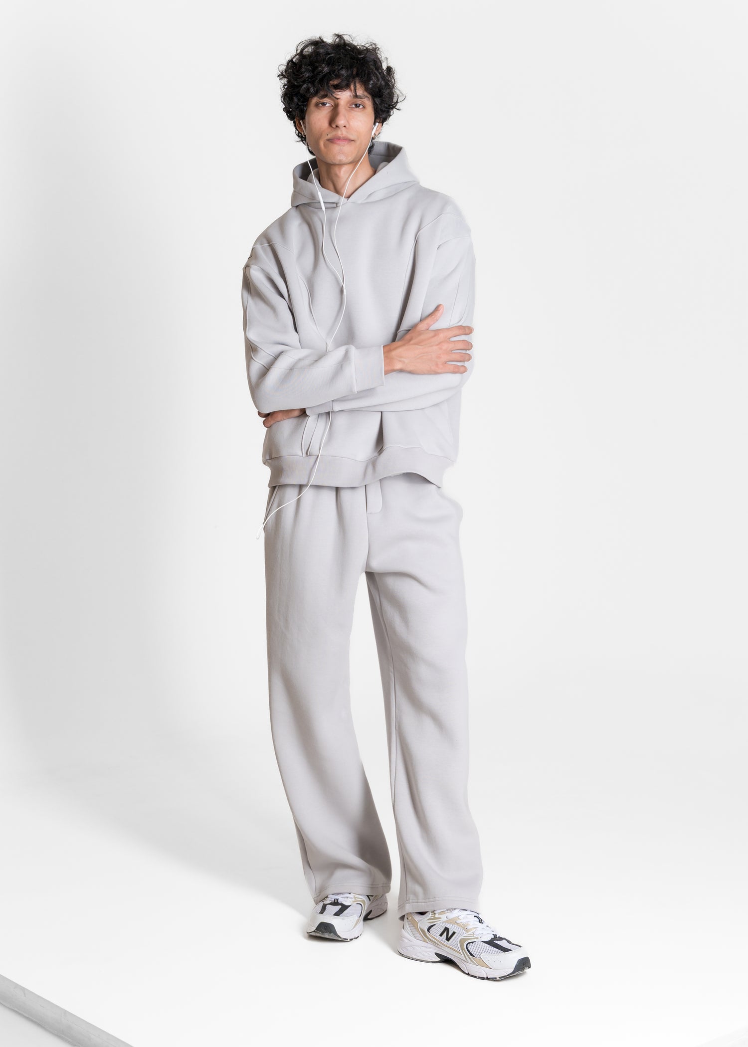 Live-In Hoodie — Light Grey