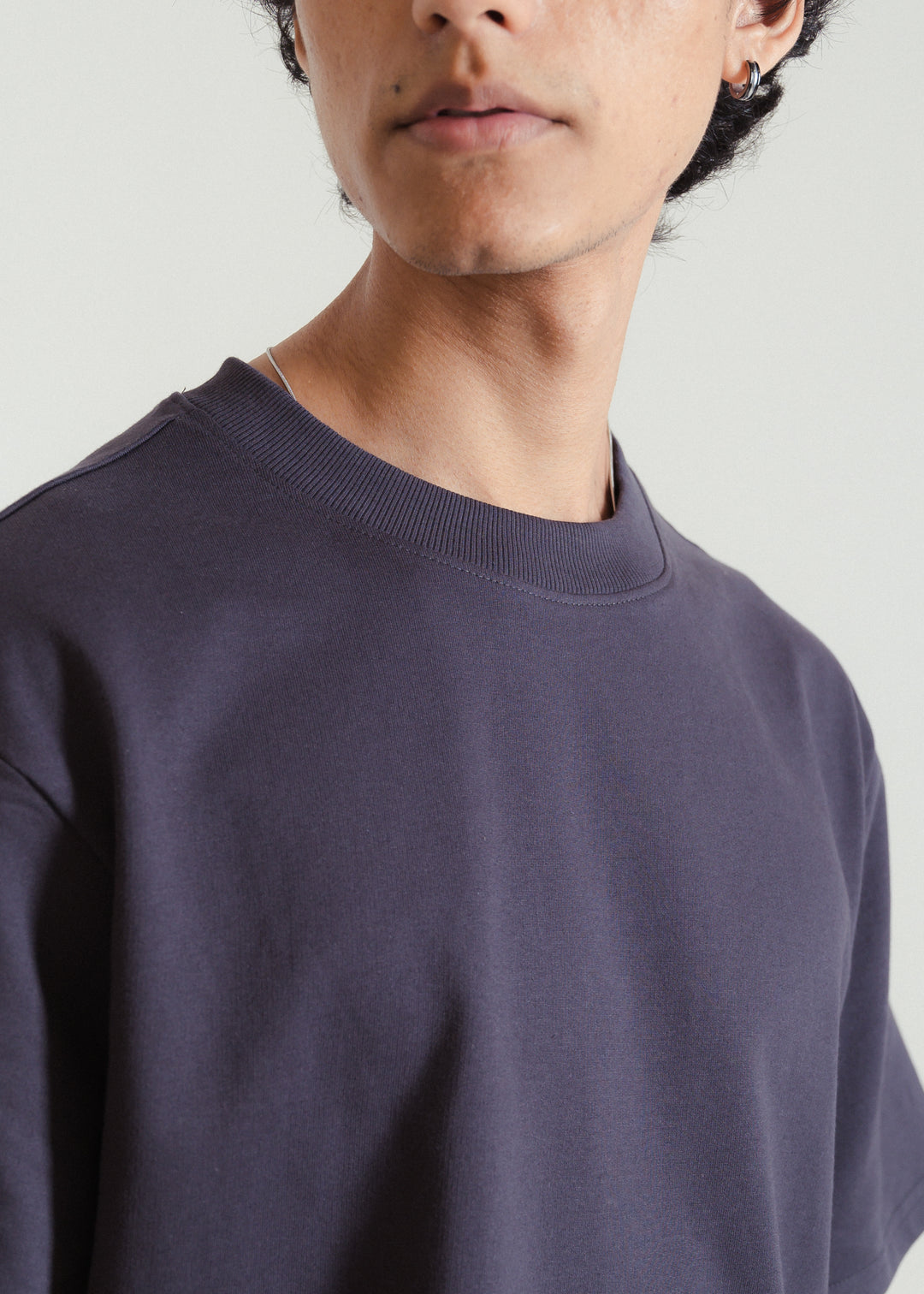 Dark Grey — Heavy Weight Cropped (Box Fit) T-shirt