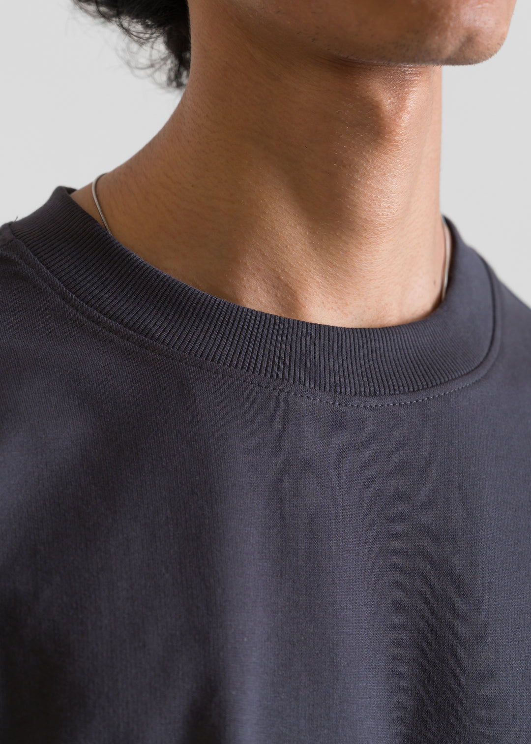 Heavy Box-Fit T-shirt — Dark Grey