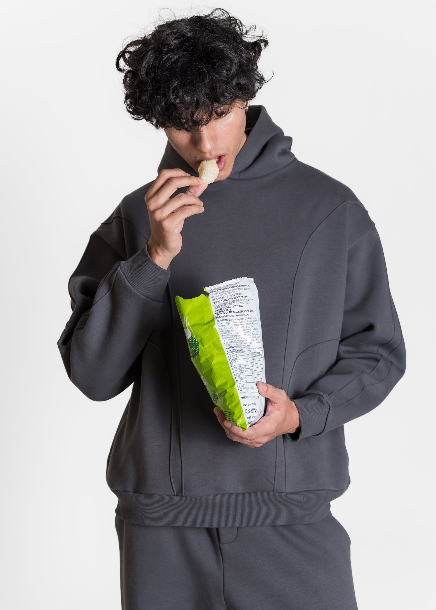 Live-In Hoodie — Dark Grey