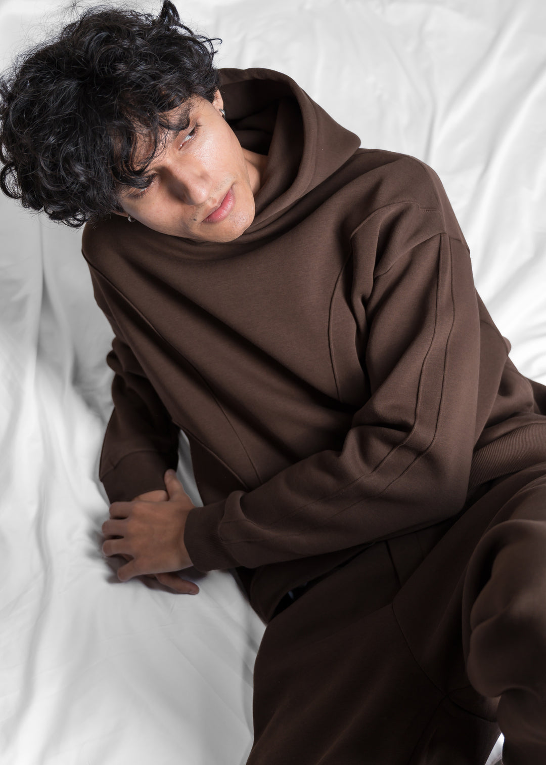 Live-In Hoodie — Dark Brown