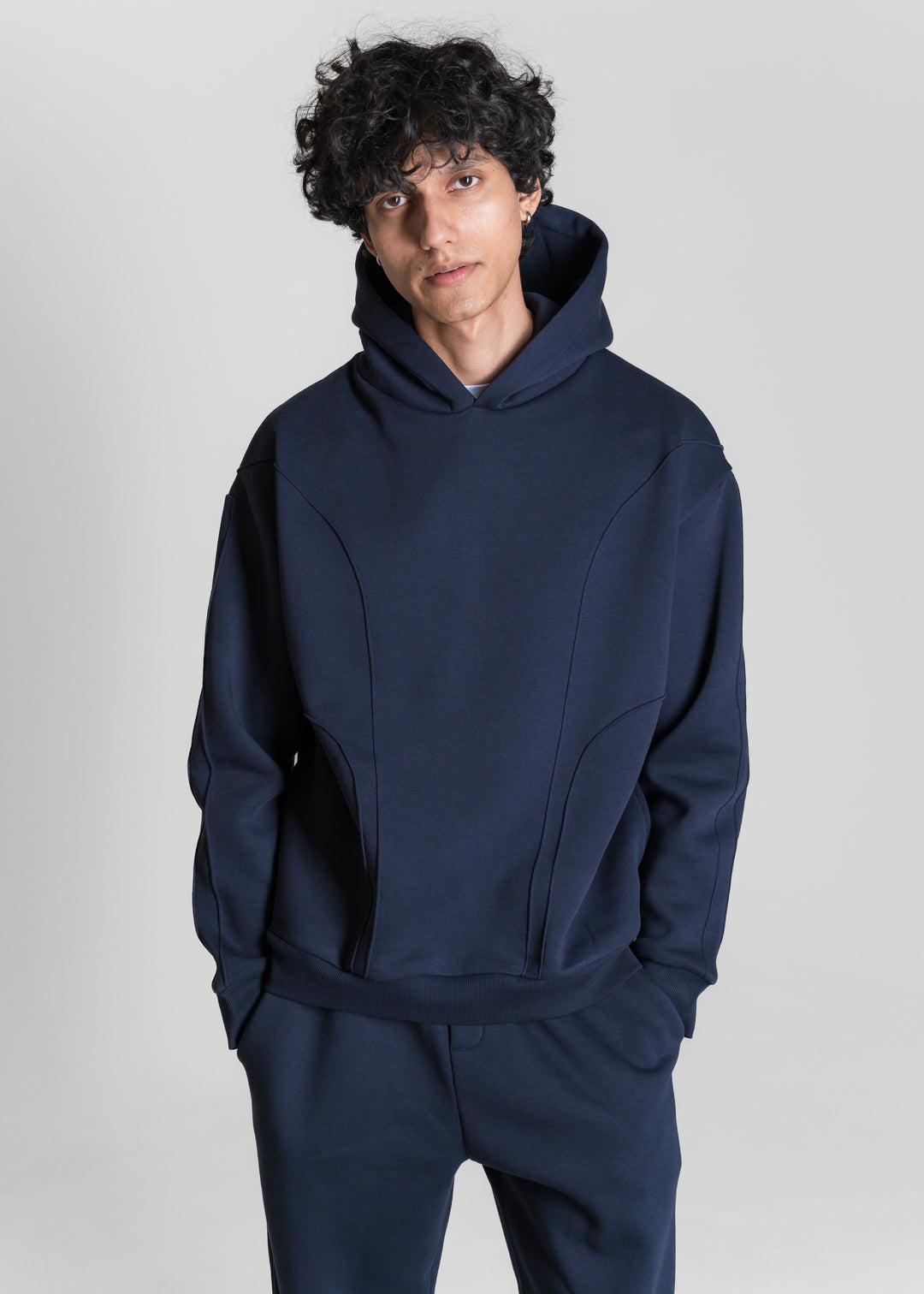 Live-In Hoodie — Navy Blue