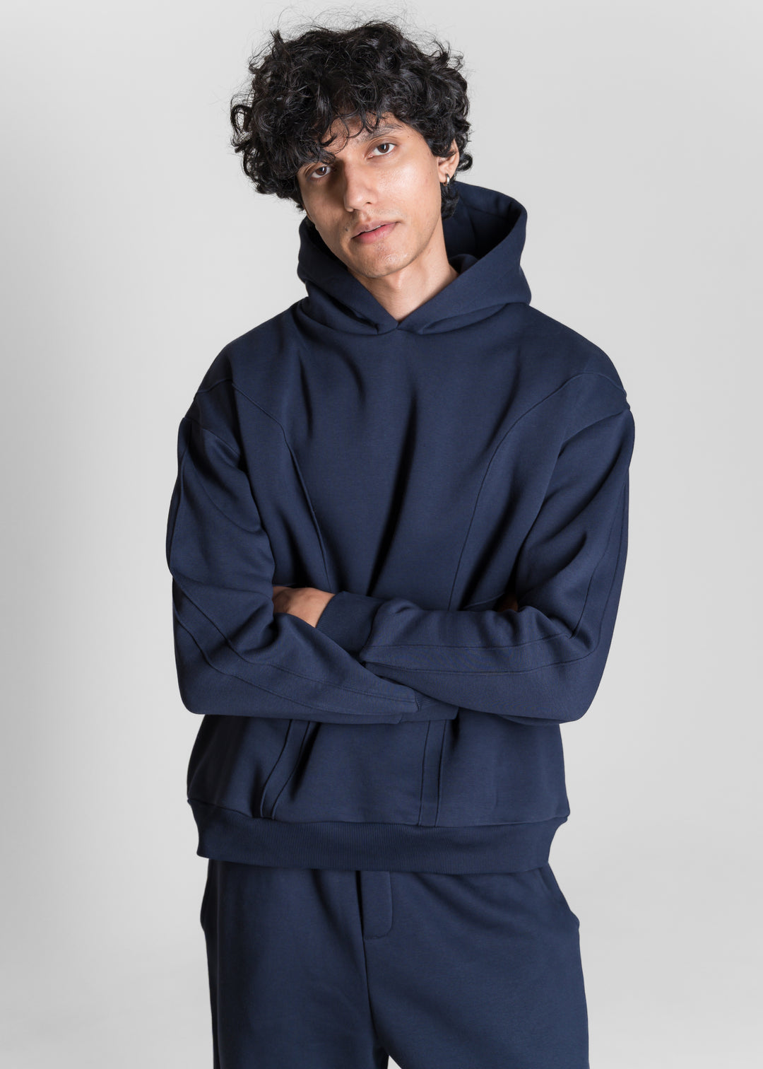 Live-In Hoodie — Navy Blue