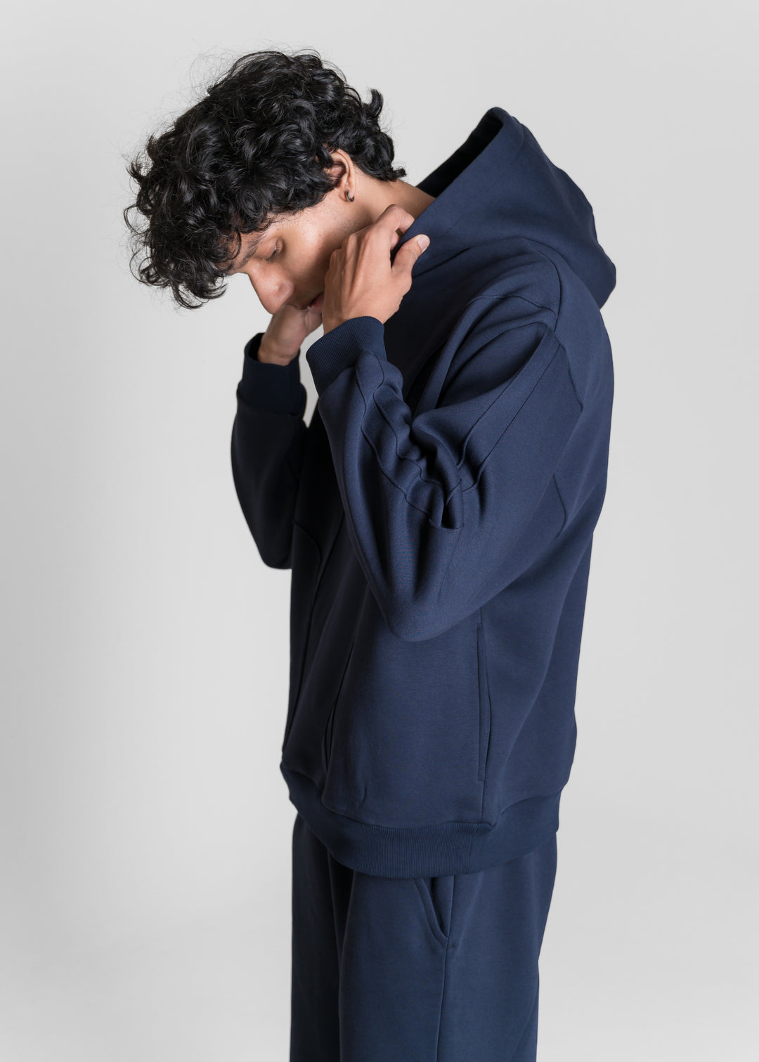 Live-In Hoodie — Navy Blue