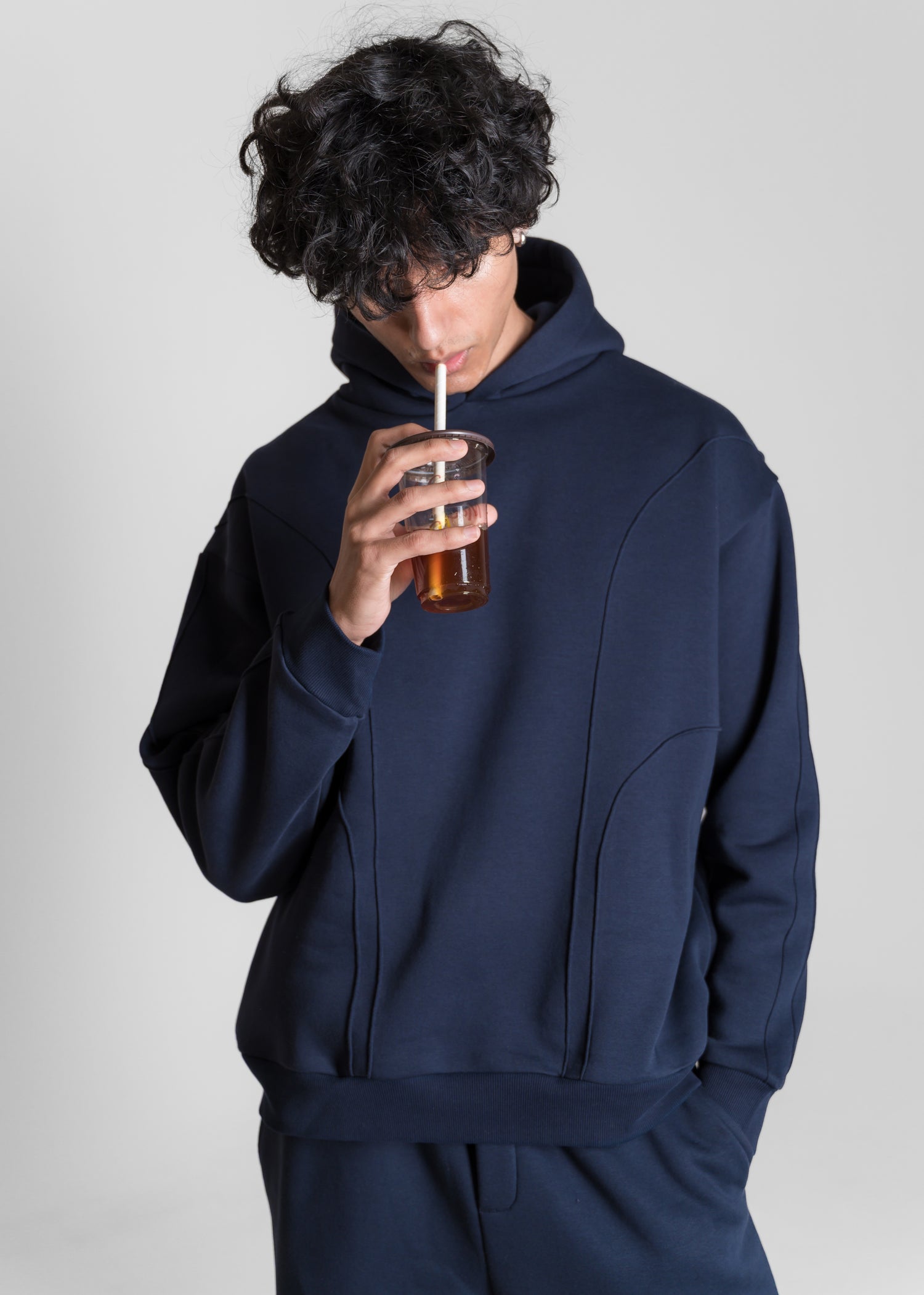Live-In Hoodie — Navy Blue