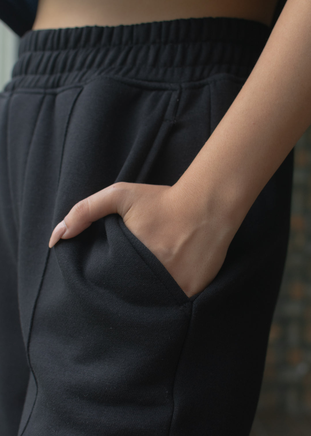 Black — Straight Fit Trousers