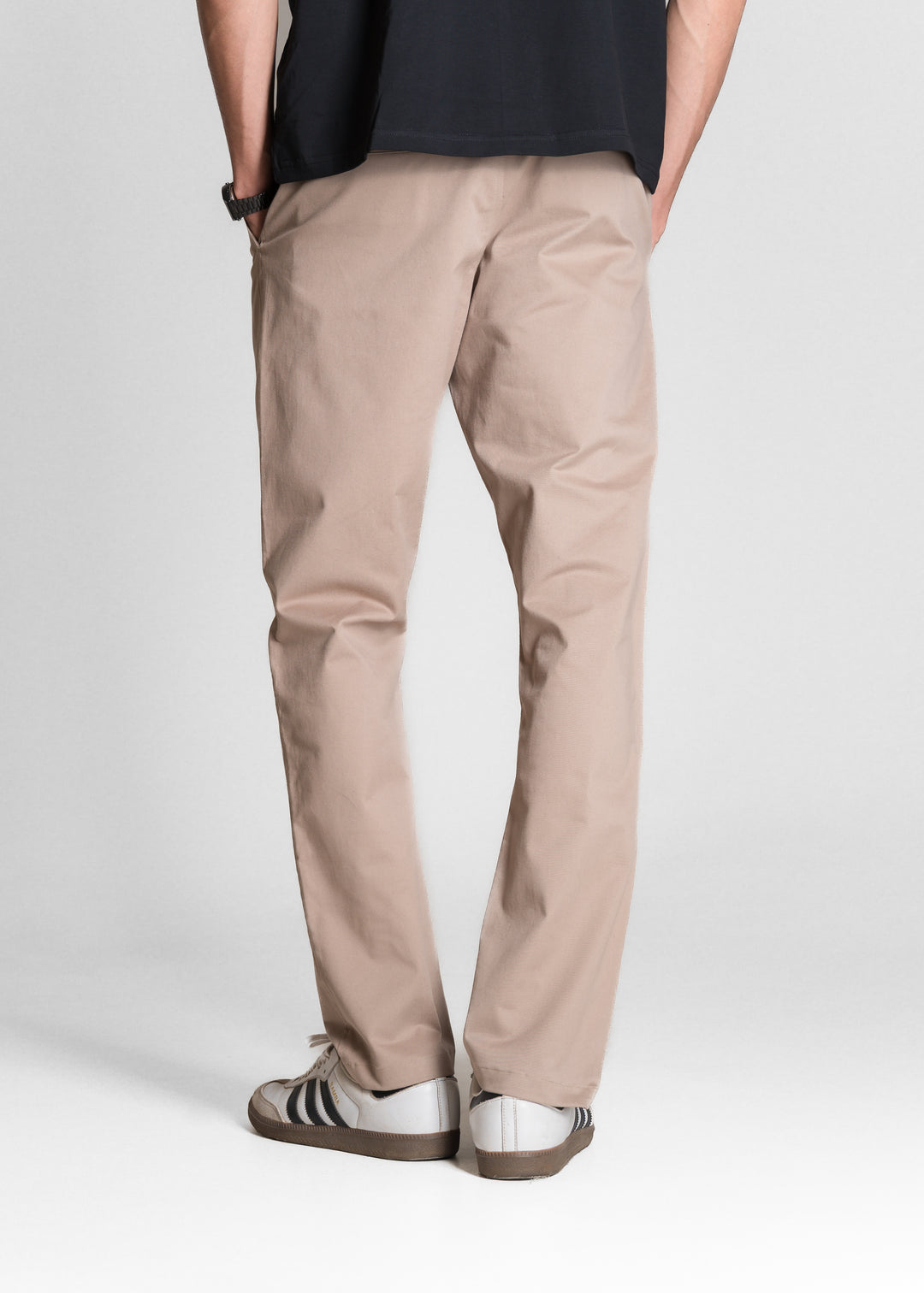 Classic Relaxed Chinos — Light Brown